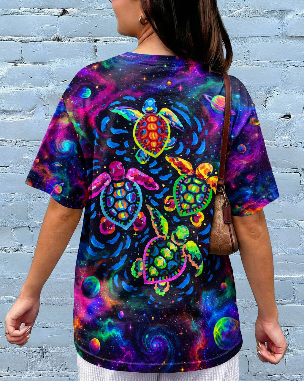 COSMIC SEA TURTLE GALAXY SWIRL ALL OVER PRINT - RI1105264