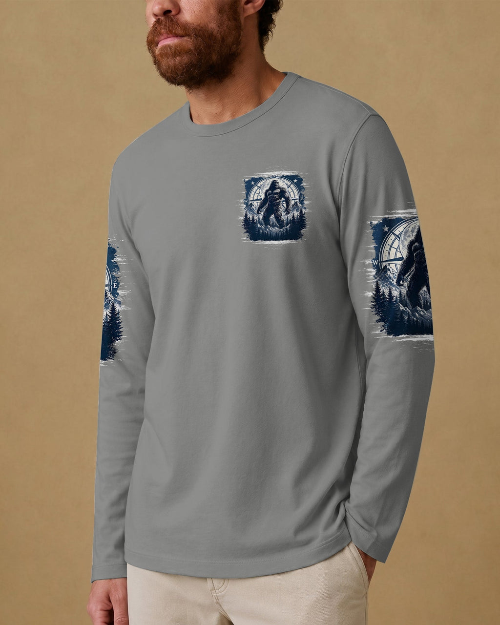NOT ALL WHO WANDER ARE LOST BIGFOOT ALL OVER PRINT - TYPQ0907261
