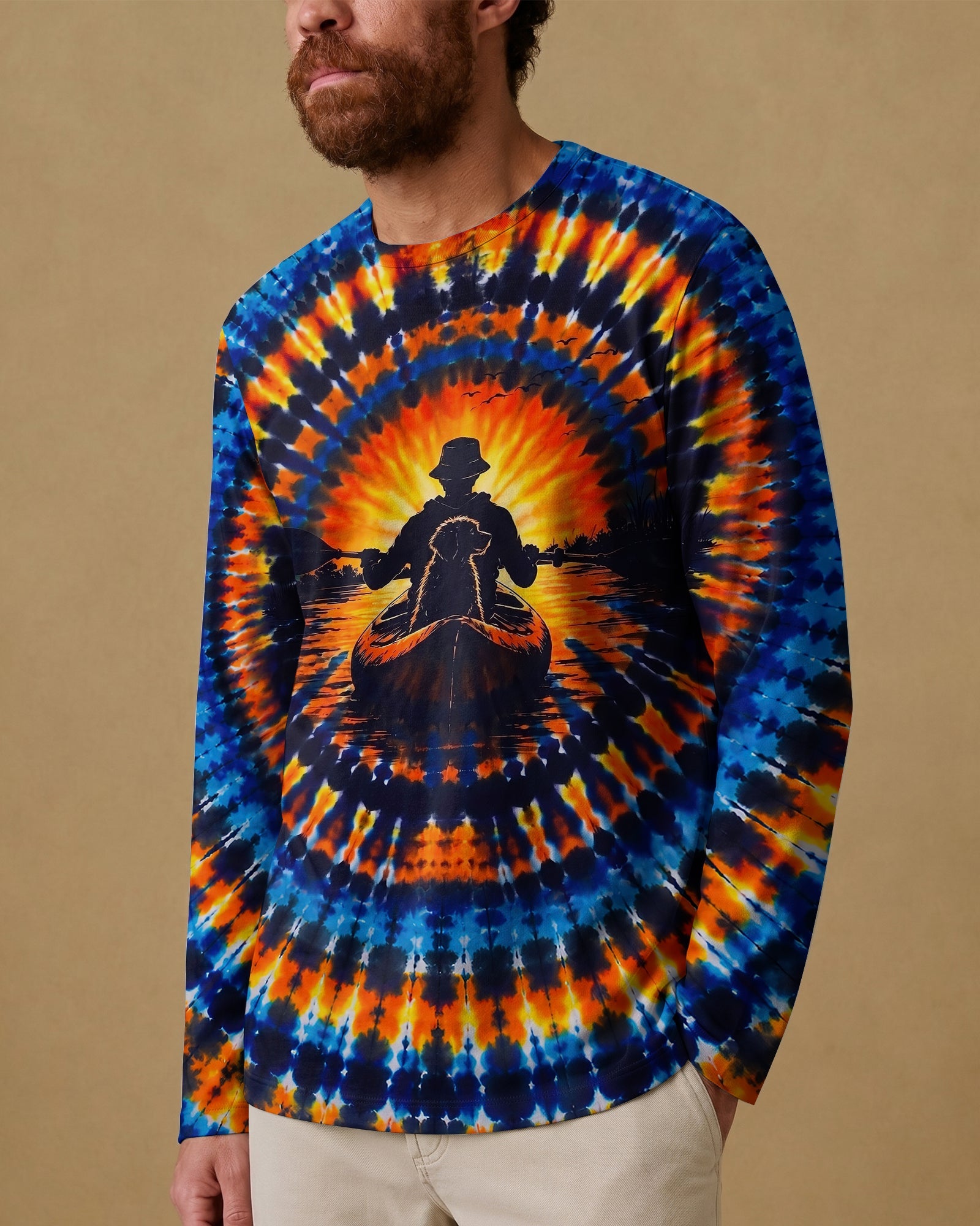 KAYAK CHASING SUNSET DOG ALL OVER PRINT  - TLNT1507265