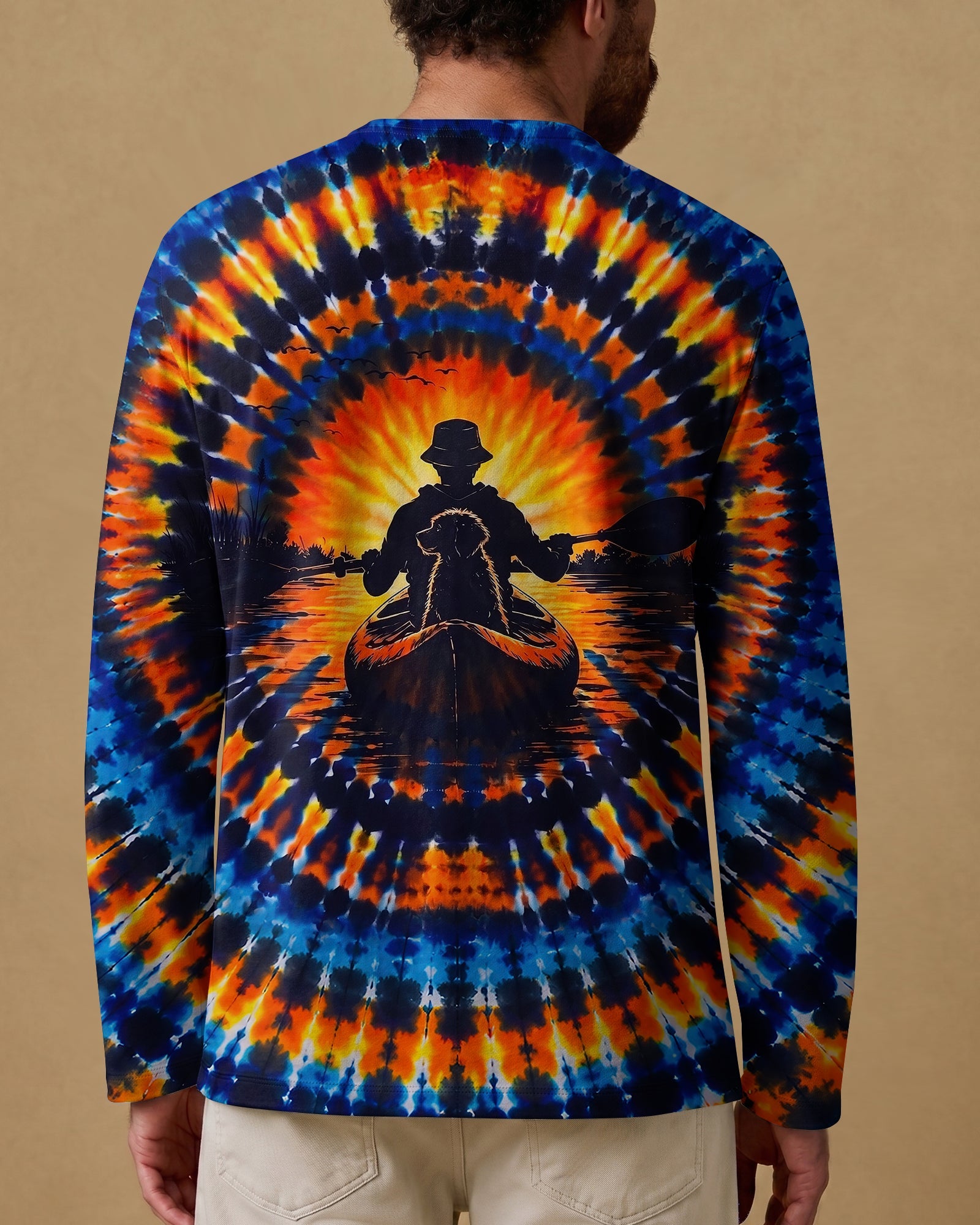 KAYAK CHASING SUNSET DOG ALL OVER PRINT  - TLNT1507265