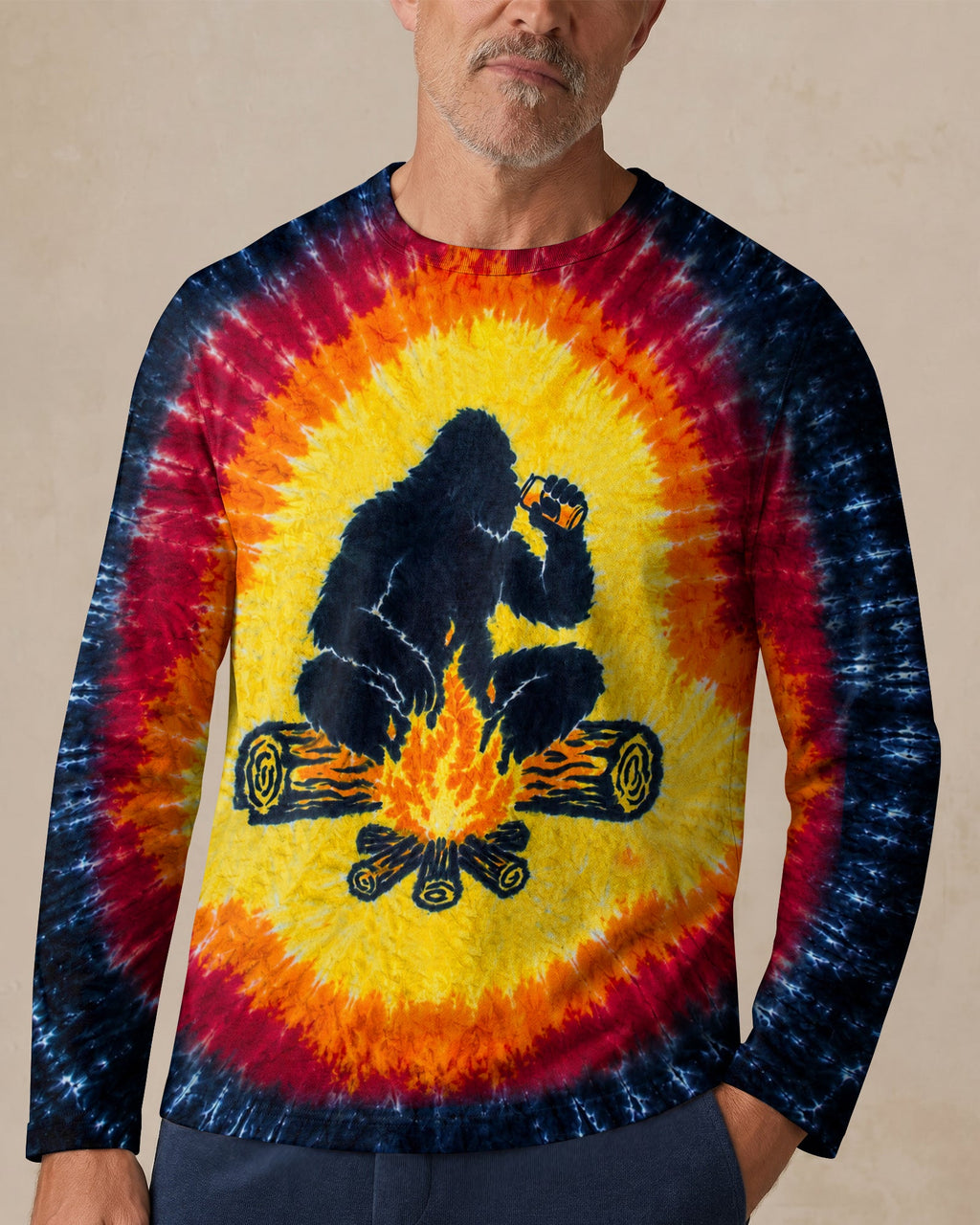 MAKING MEMORIES ONE CAMPFIRE AT A TIME BIGFOOT ALL OVER PRINT - TLHN1307262