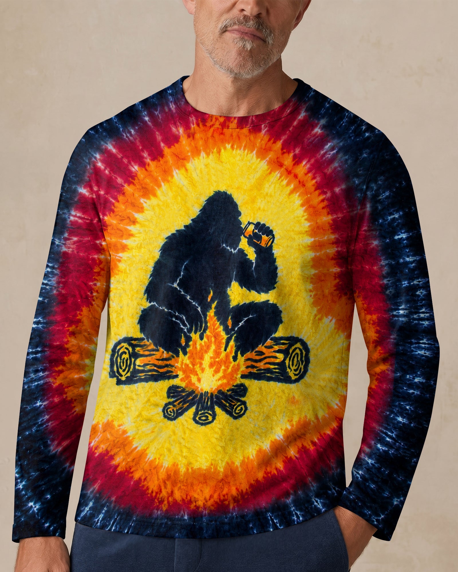 MAKING MEMORIES ONE CAMPFIRE AT A TIME BIGFOOT ALL OVER PRINT - TLHN1307262