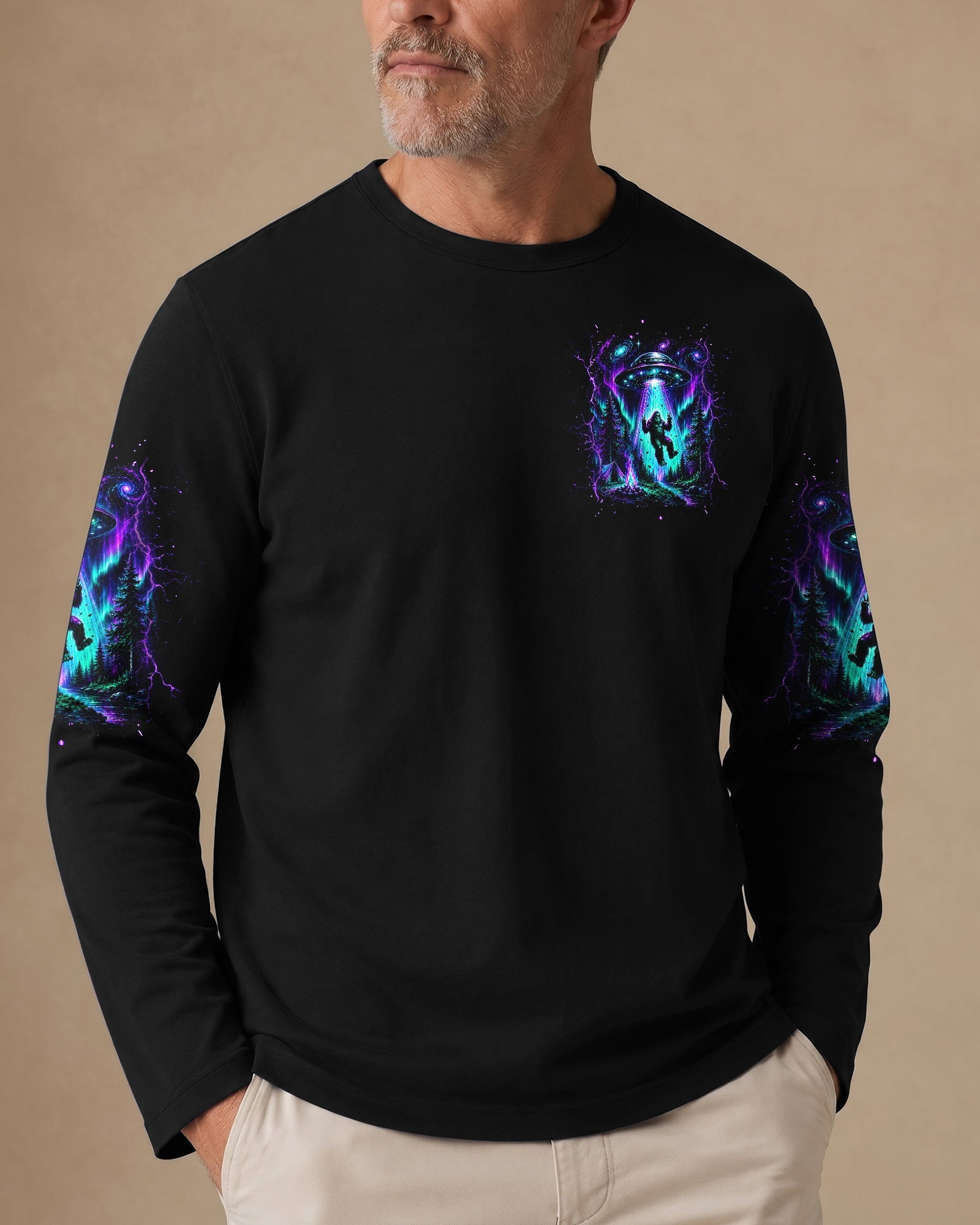 GOTTA GO VIBES ARE OFF BIGFOOT AURORA ALL OVER PRINT  - TLHG2306262