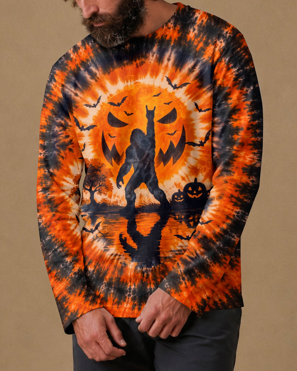 BIGFOOT MOONBURST HALLOWEEN ALL OVER PRINT - TLTW1707262