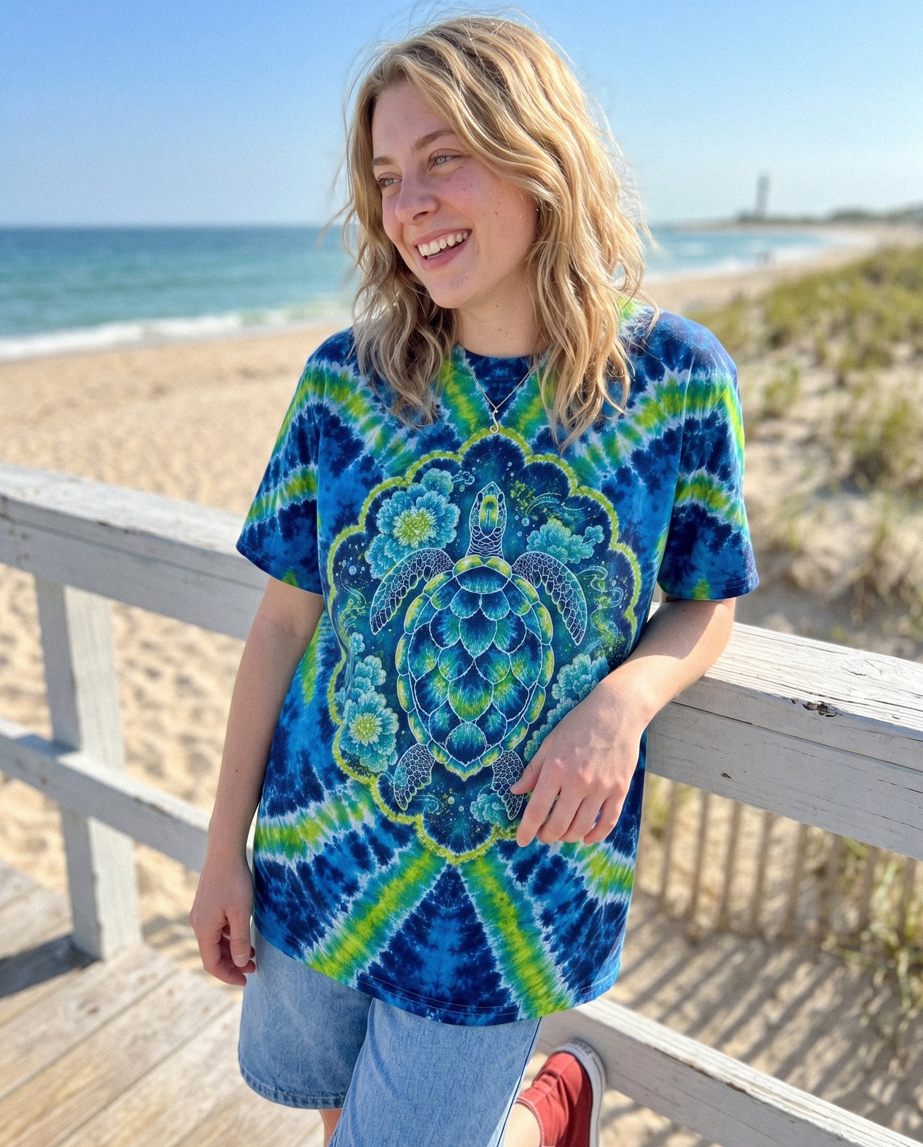 SEA TURTLE OCEAN BLOOM ALL OVER PRINT - KMTM1806263