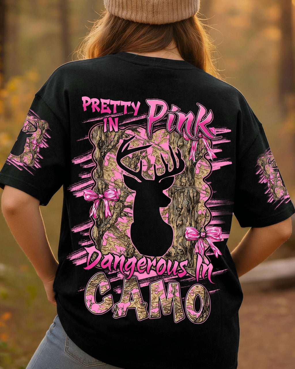 PRETTY IN PINK DANGEROUS IN CAMO ALL OVER PRINT - TYLN1006261
