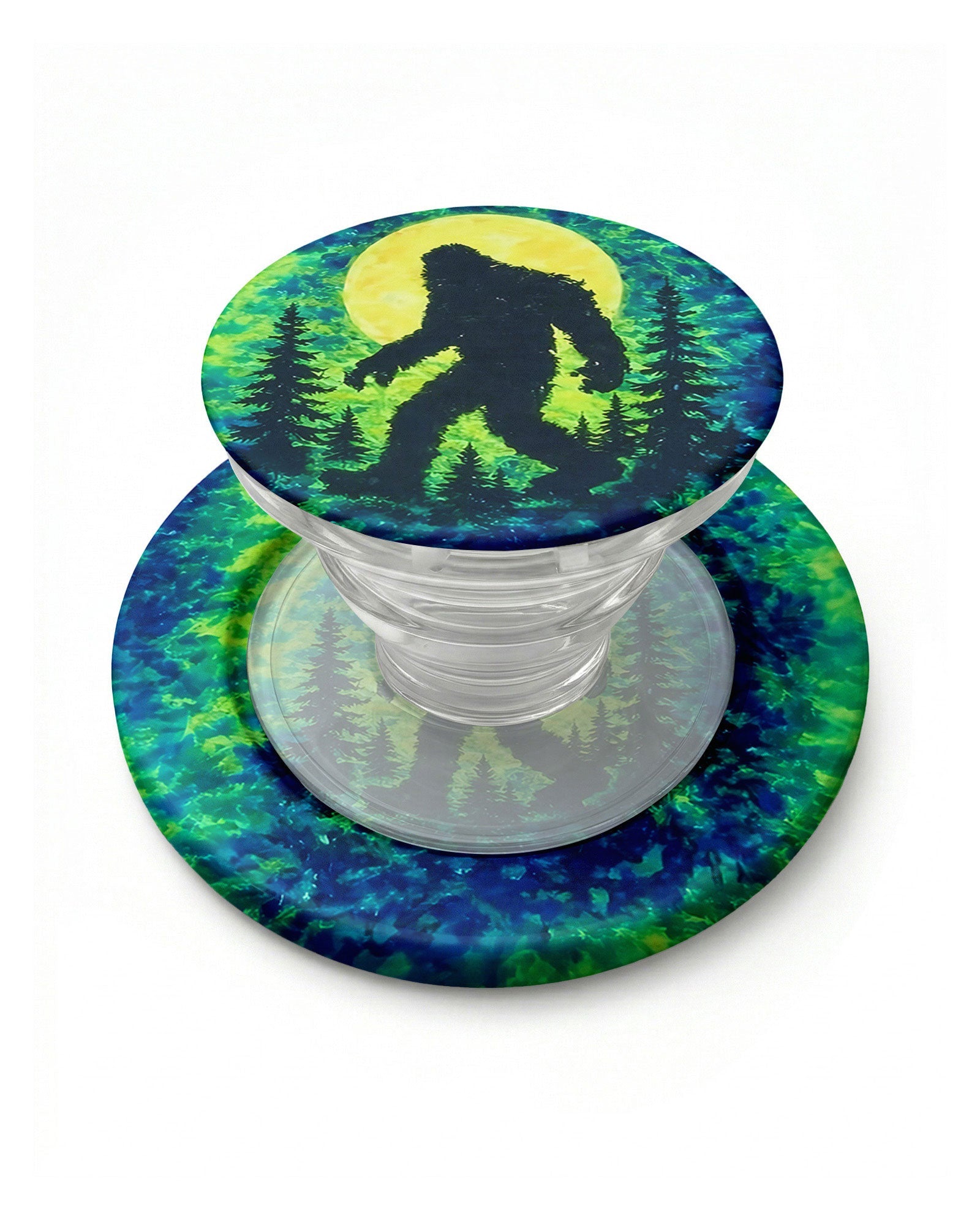 BIGFOOT IN THE FOREST GREEN BLUE SWIRL MAGSAFE PHONE GRIP  - TLNO0505262