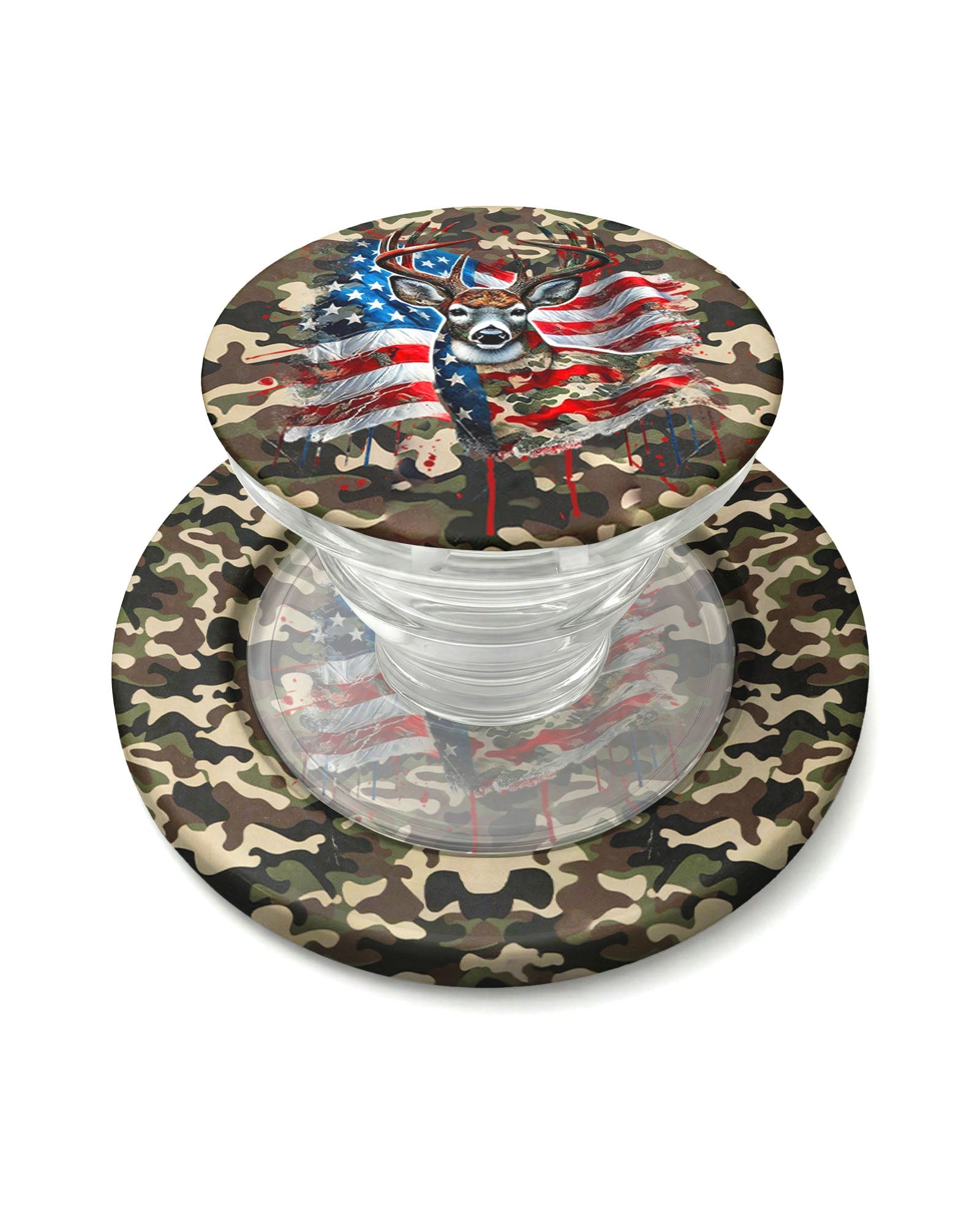 STARS AND STRIPES DEER HUNTING MAGSAFE PHONE GRIP - TLHG1905264