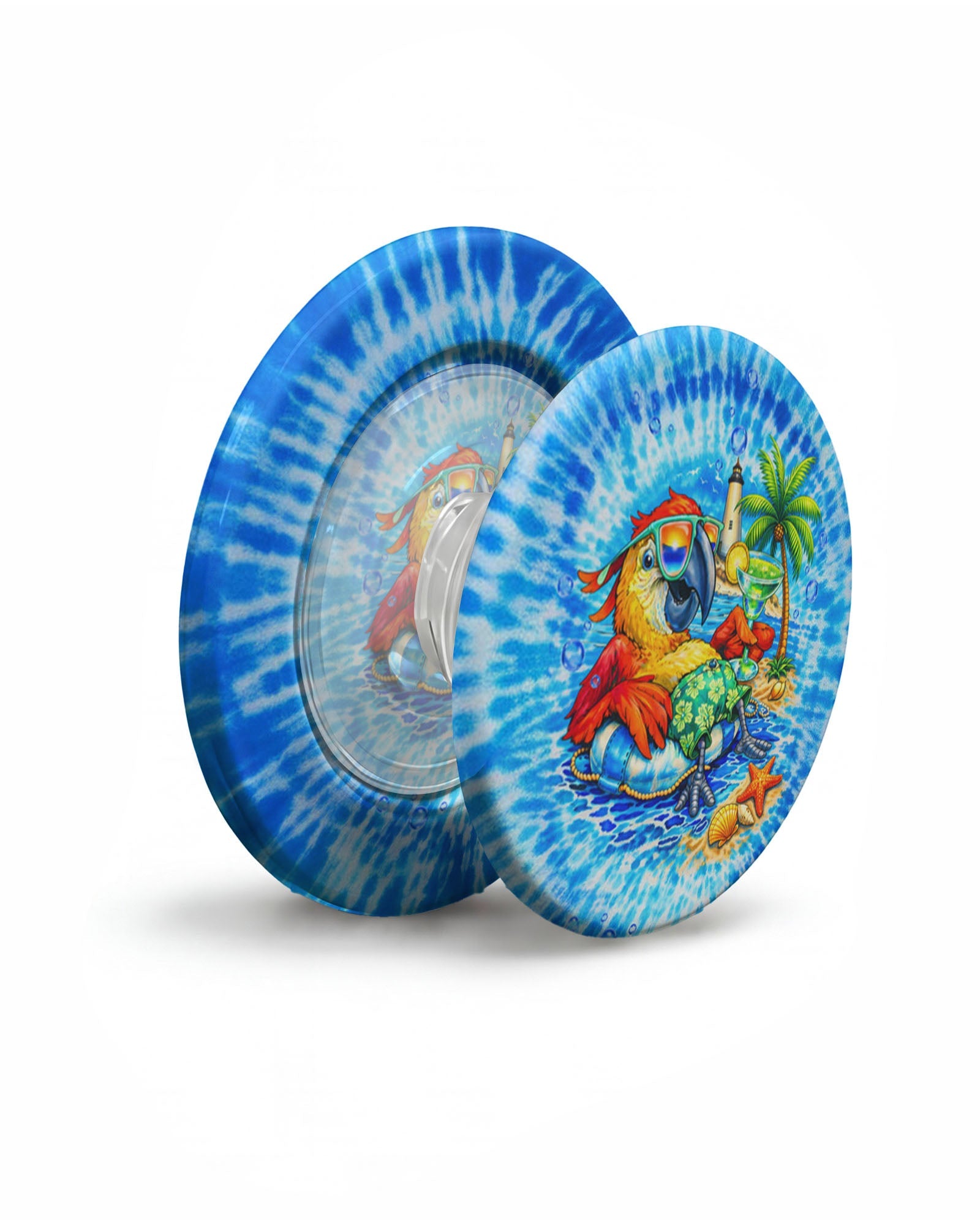 I'M ON ISLAND TIME PARROT SWIRL MAGSAFE PHONE GRIP   - TLTW1304262
