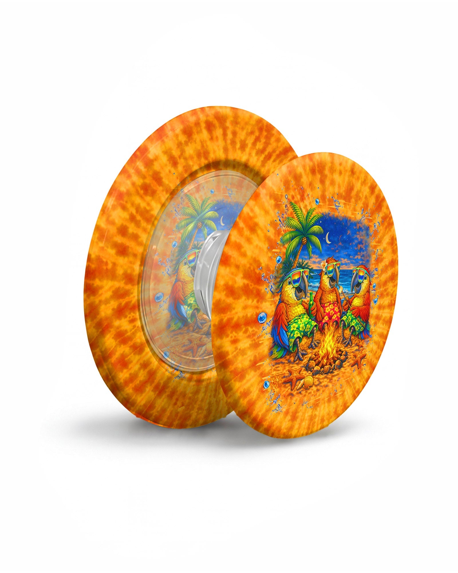 I'M ON ISLAND TIME PARROT SWIRL MAGSAFE  PHONE GRIP  - TLHN1405264