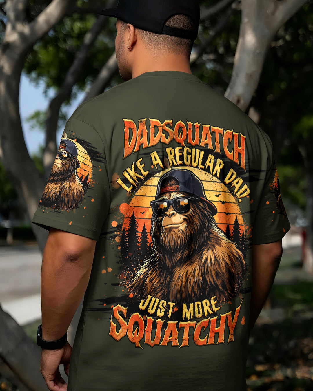 DADSQUATCH BIGFOOT ALL OVER PRINT - TLHG2905262