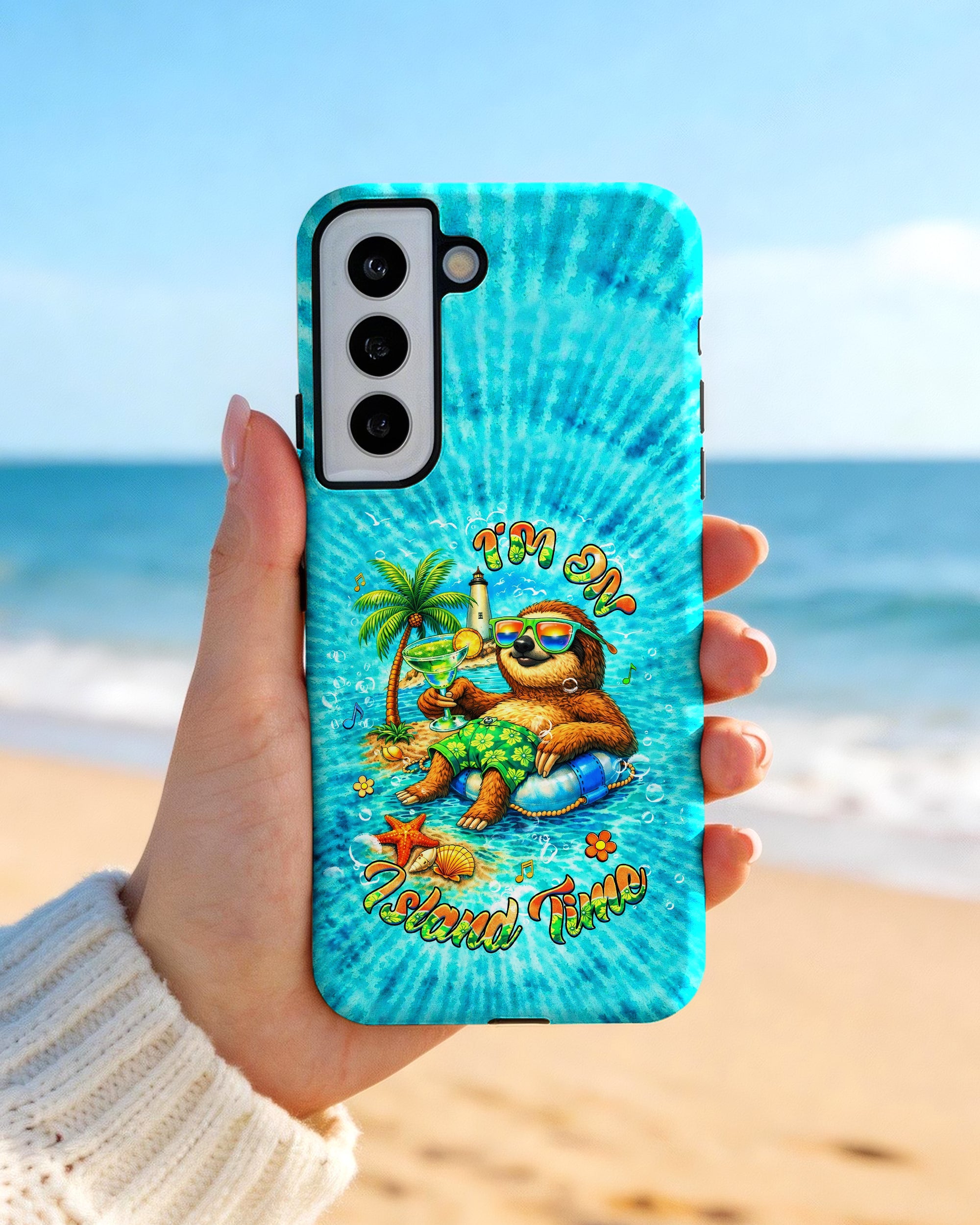 I'M ON ISLAND TIME SLOTH   PHONE CASE  - TLHG1205264
