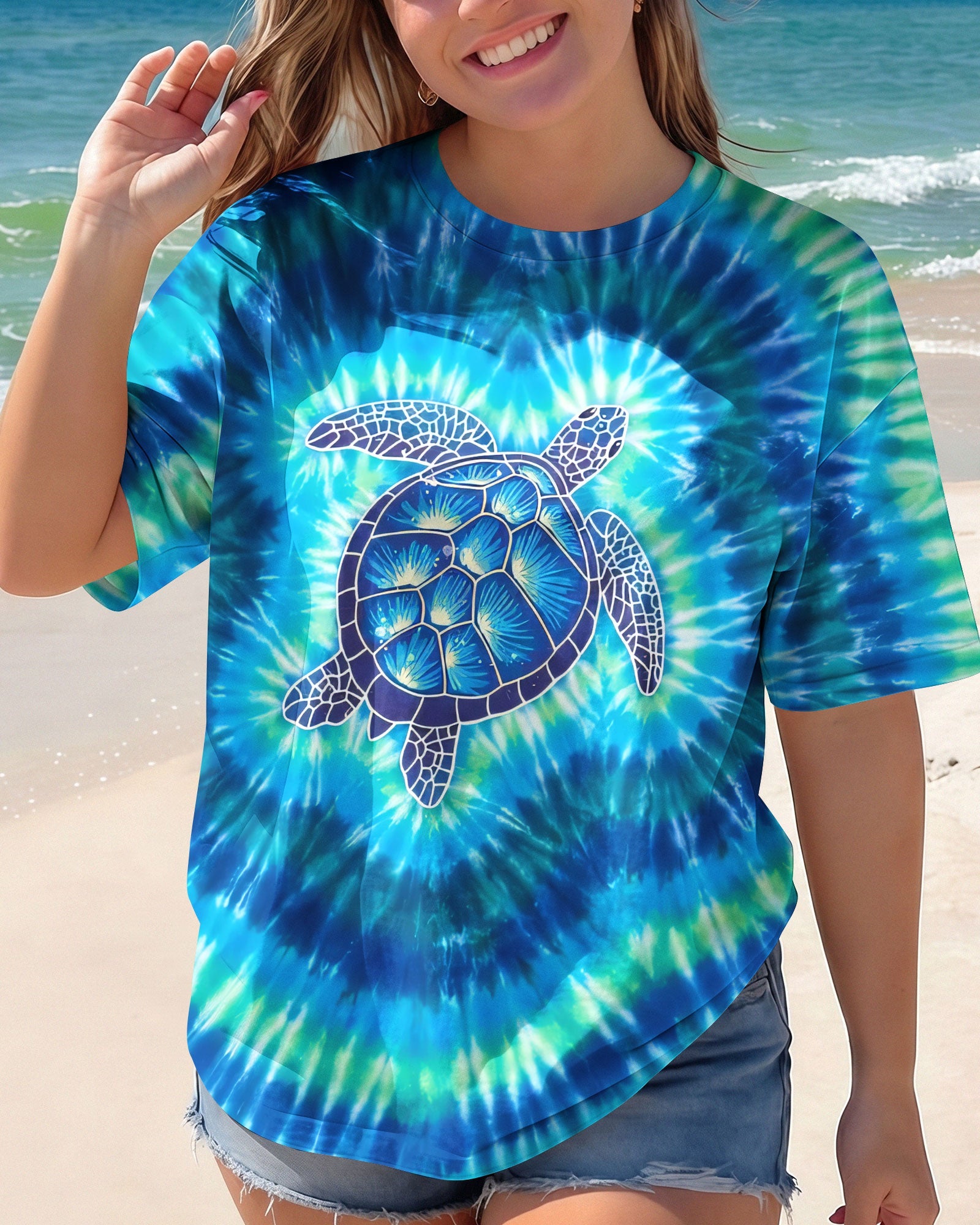 SALTWATER HEALS EVERYTHING TURTLE ALL OVER PRINT - TYQY1805261