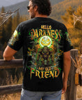 HELLO DARKNESS MY OLD FRIEND BIGFOOT HALLOWEEN ALL OVER PRINT  - TLHG2007263