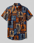 OCTOPUS TROPICAL  BUTTON-DOWN COLLAR  SHIRT  - TLNO0207263