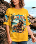 HOT DOG SUMMER DACHSHUND DOG ALL OVER PRINT  - TLHG0605261