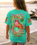 TURTLE KISSES STARFISH WISHES KIDS ALL OVER PRINT - TLHG2605261