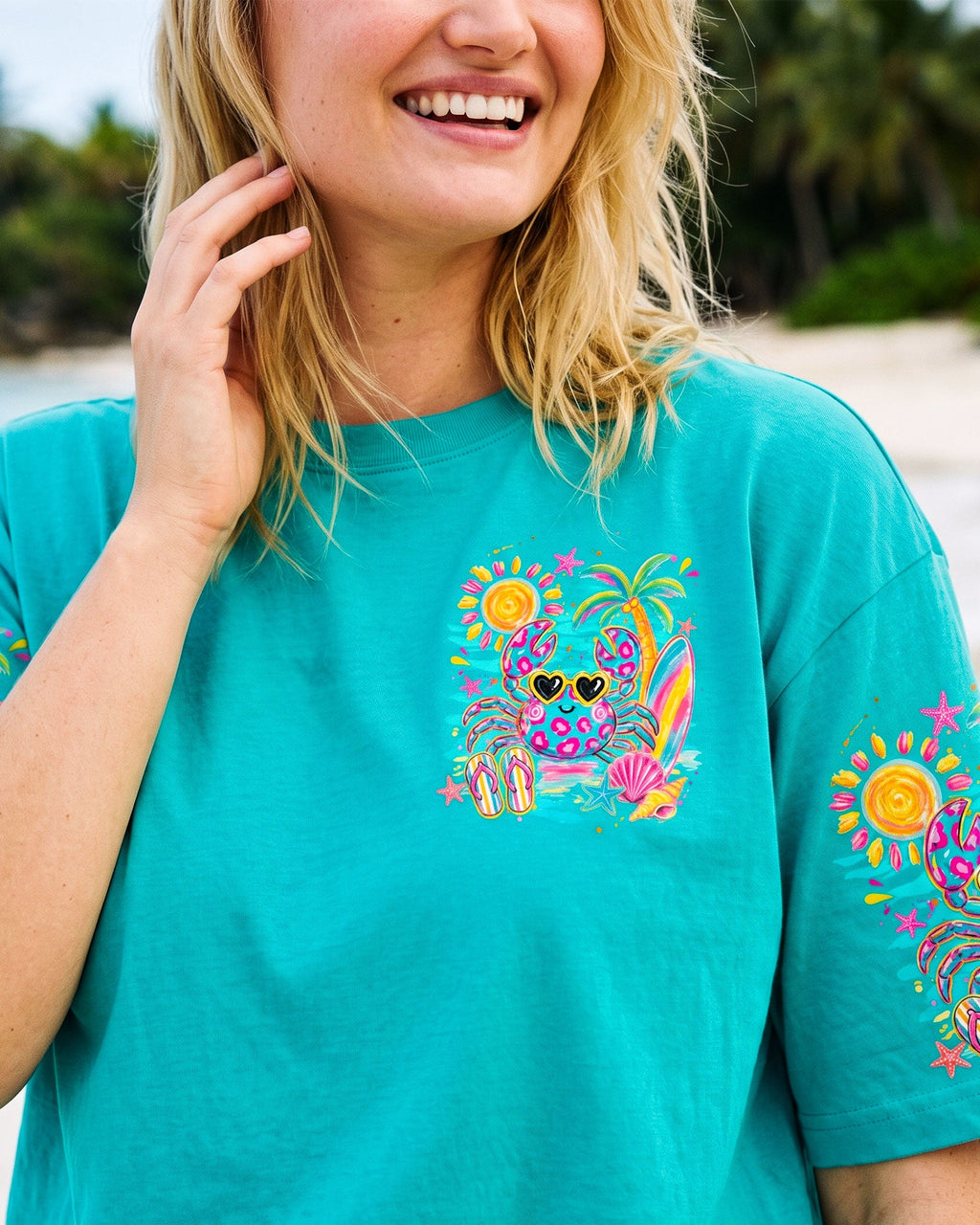 SALTY SANDY AND SAVAGE CRAB ALL OVER PRINT - TYQY1307263