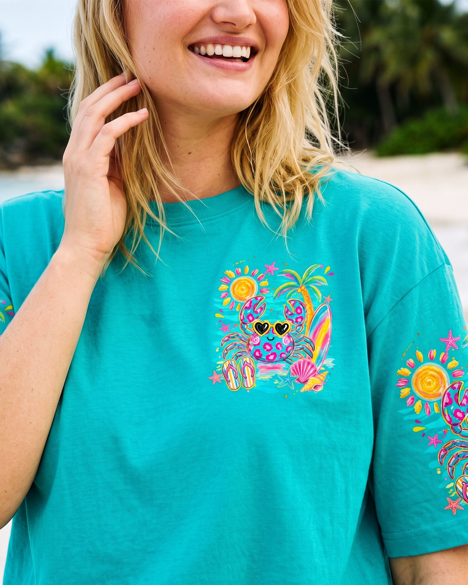 SALTY SANDY AND SAVAGE CRAB ALL OVER PRINT - TYQY1307263