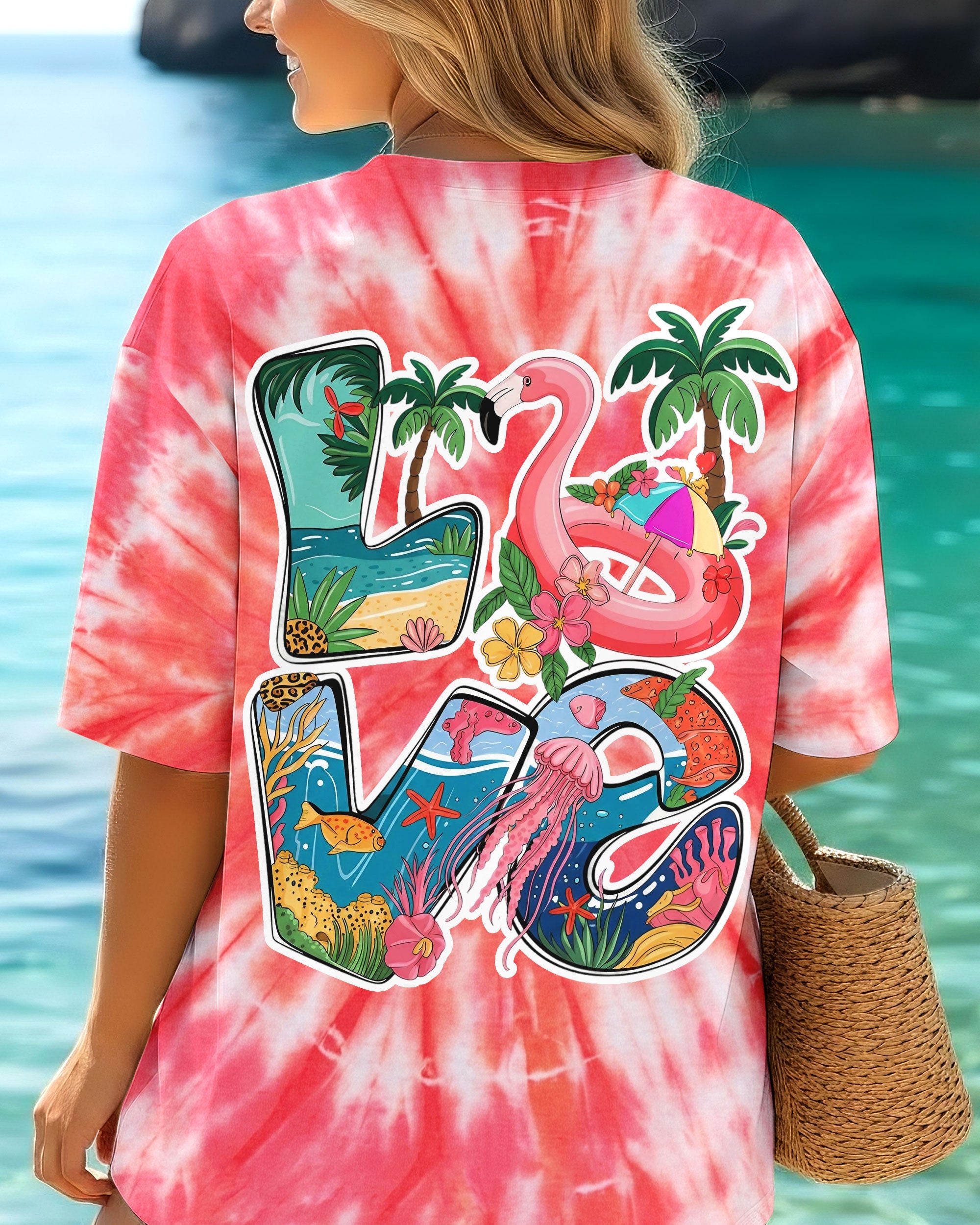 LOVE BEACH ALL OVER PRINT - TYLN0604263