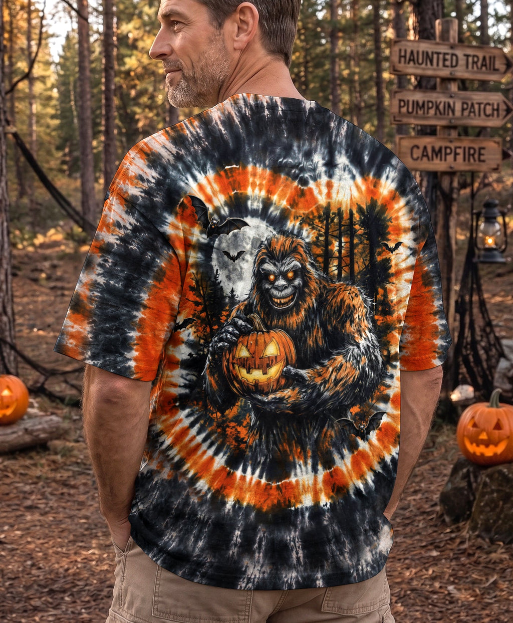 SCARY BIGFOOT HALLOWEEN ALL OVER PRINT - TLHG1707263