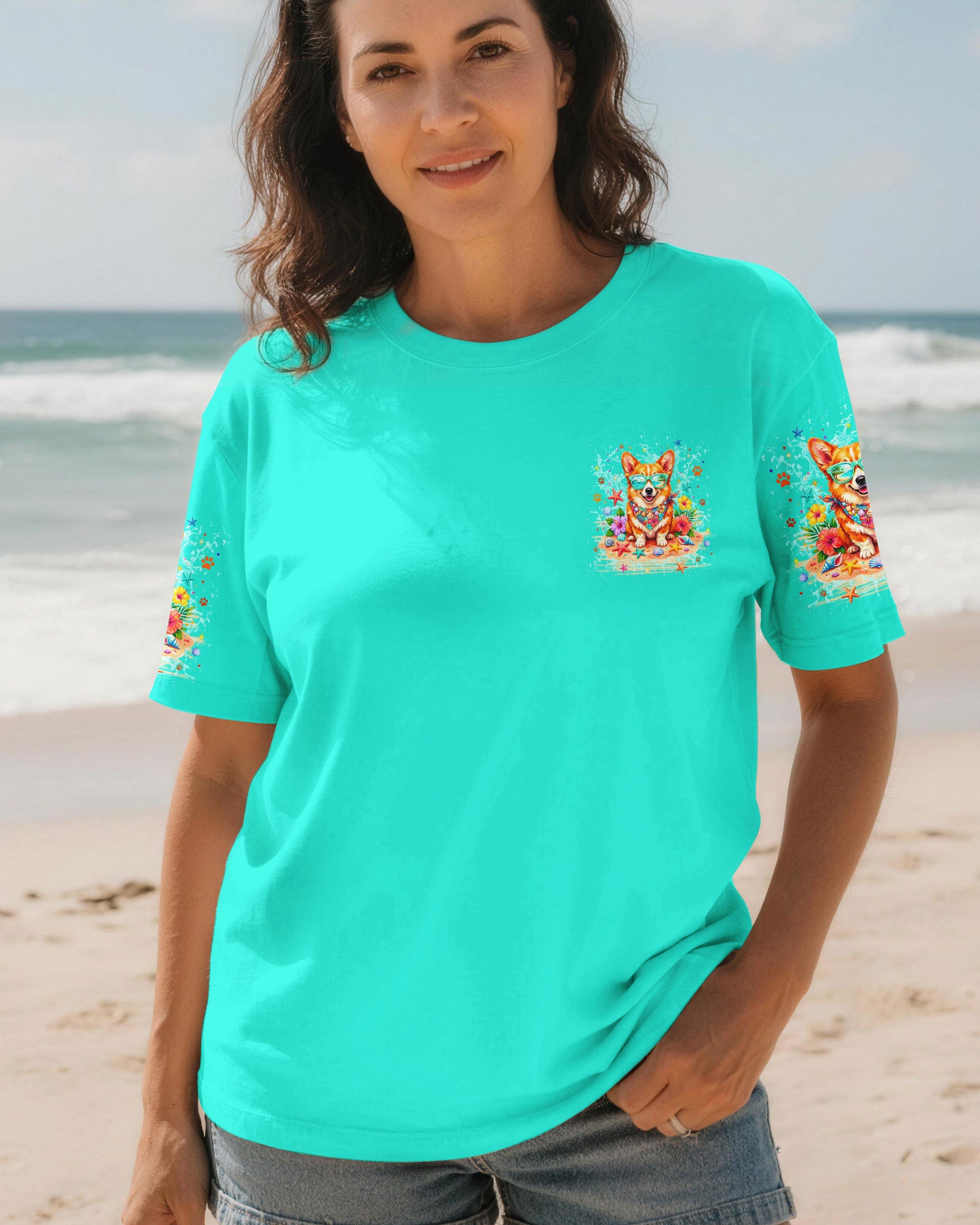 SMELL THE SEA CORGI DOG ALL OVER PRINT - TYLN1206261