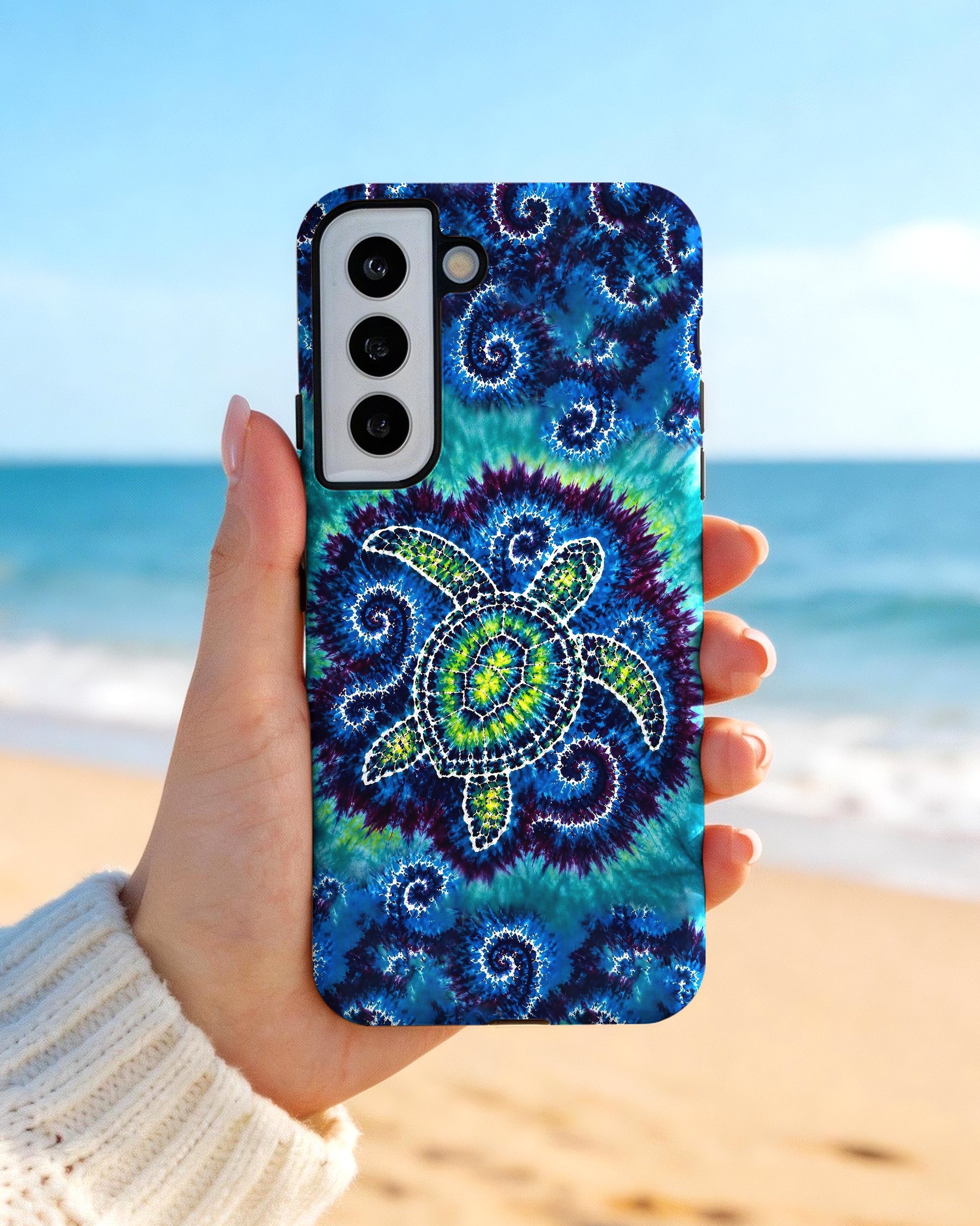 SEA TURTLE WAVES SWIRL PHONE CASE - TLHG1206264