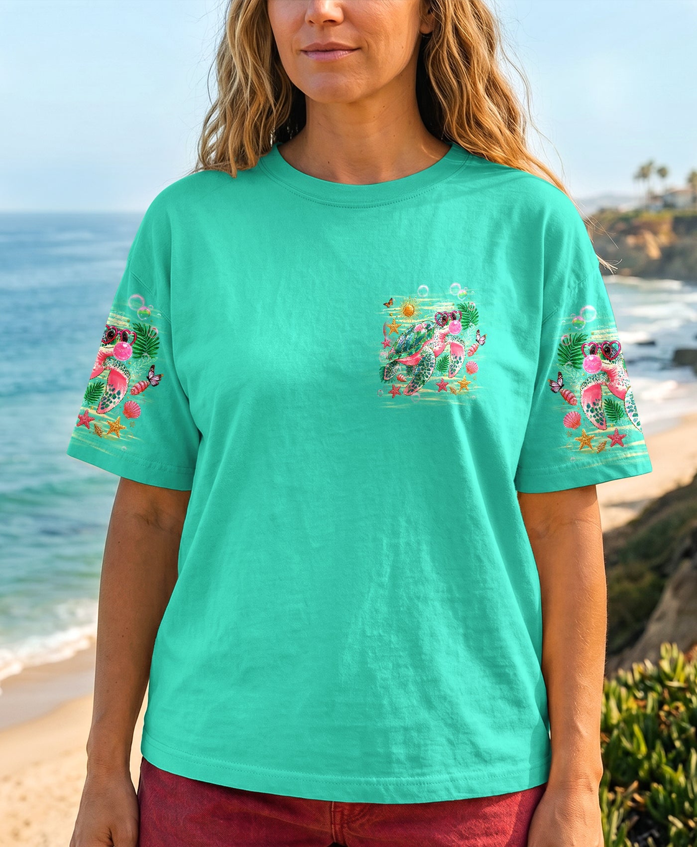 TURTLE KISSES STARFISH WISHES  ALL OVER PRINT - TLHG1007262
