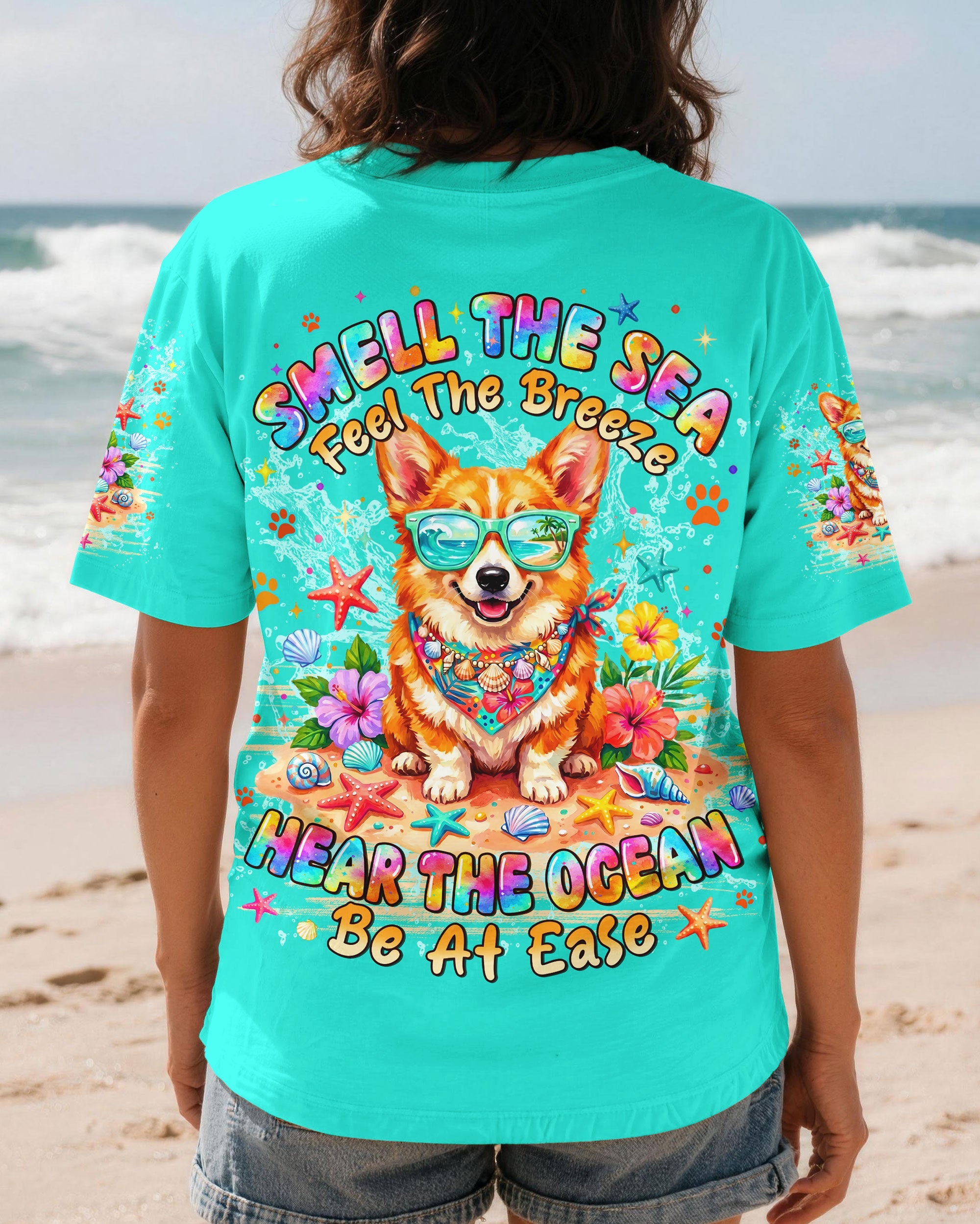 SMELL THE SEA CORGI DOG ALL OVER PRINT - TYLN1206261