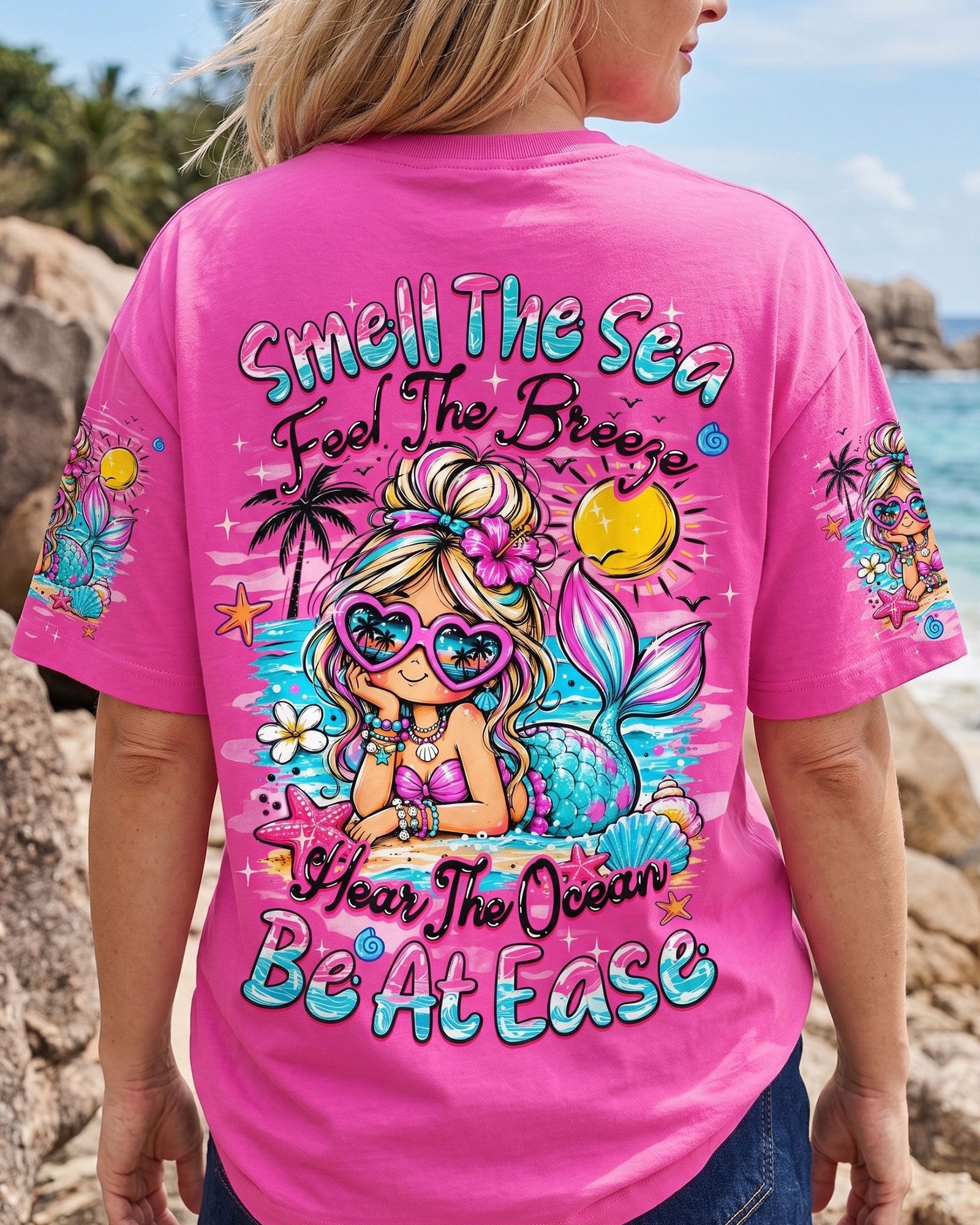 SMELL THE SEA MERMAID ALL OVER PRINT - TYQY0307262