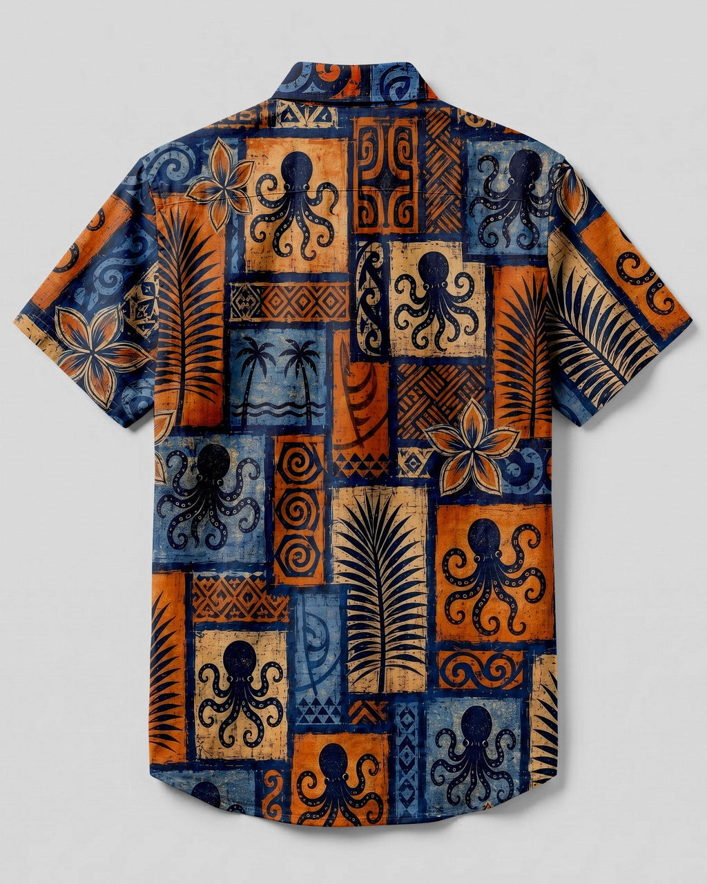 OCTOPUS TROPICAL  BUTTON-DOWN COLLAR  SHIRT  - TLNO0207263