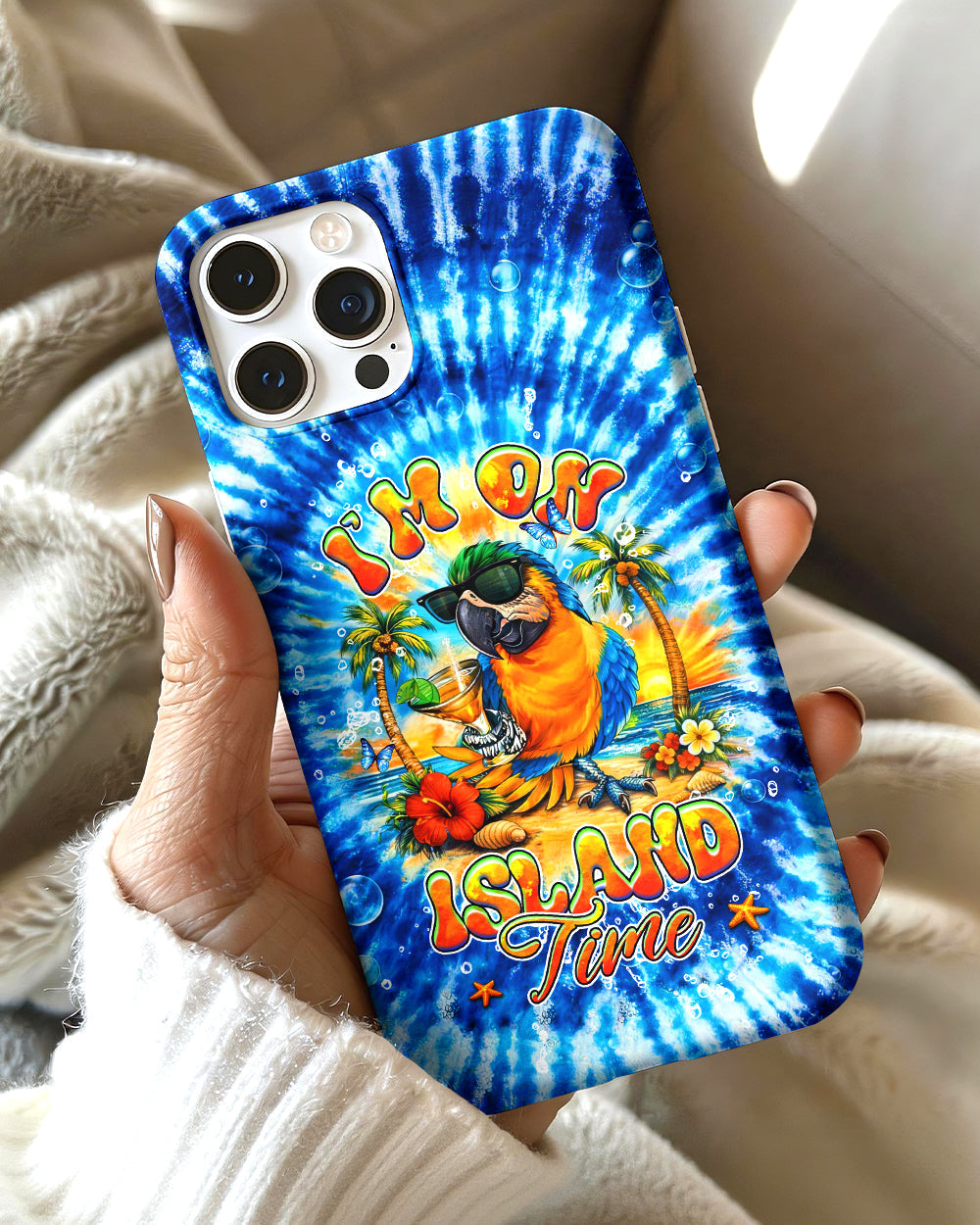 I'M ON ISLAND TIME PARROT  PHONE CASE  - TLHG1604261