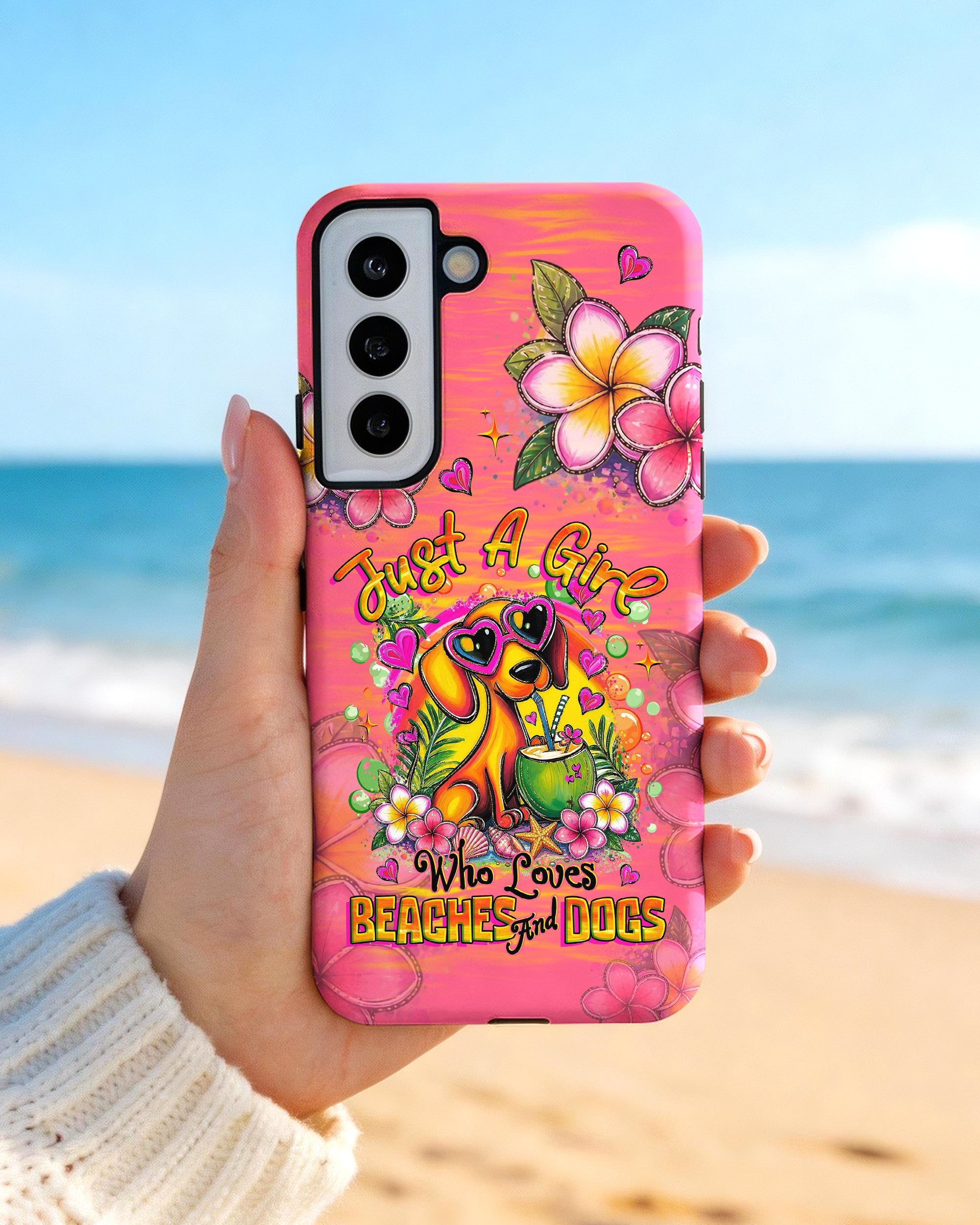 JUST A GIRL WHO LOVES DACHSHUND DOG PHONE CASE  - TLHG2005264