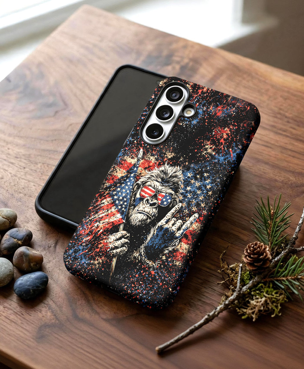 BIGFOOT GRUNGE STARS AND STRIPES  PHONE CASE  - TLHG0805265