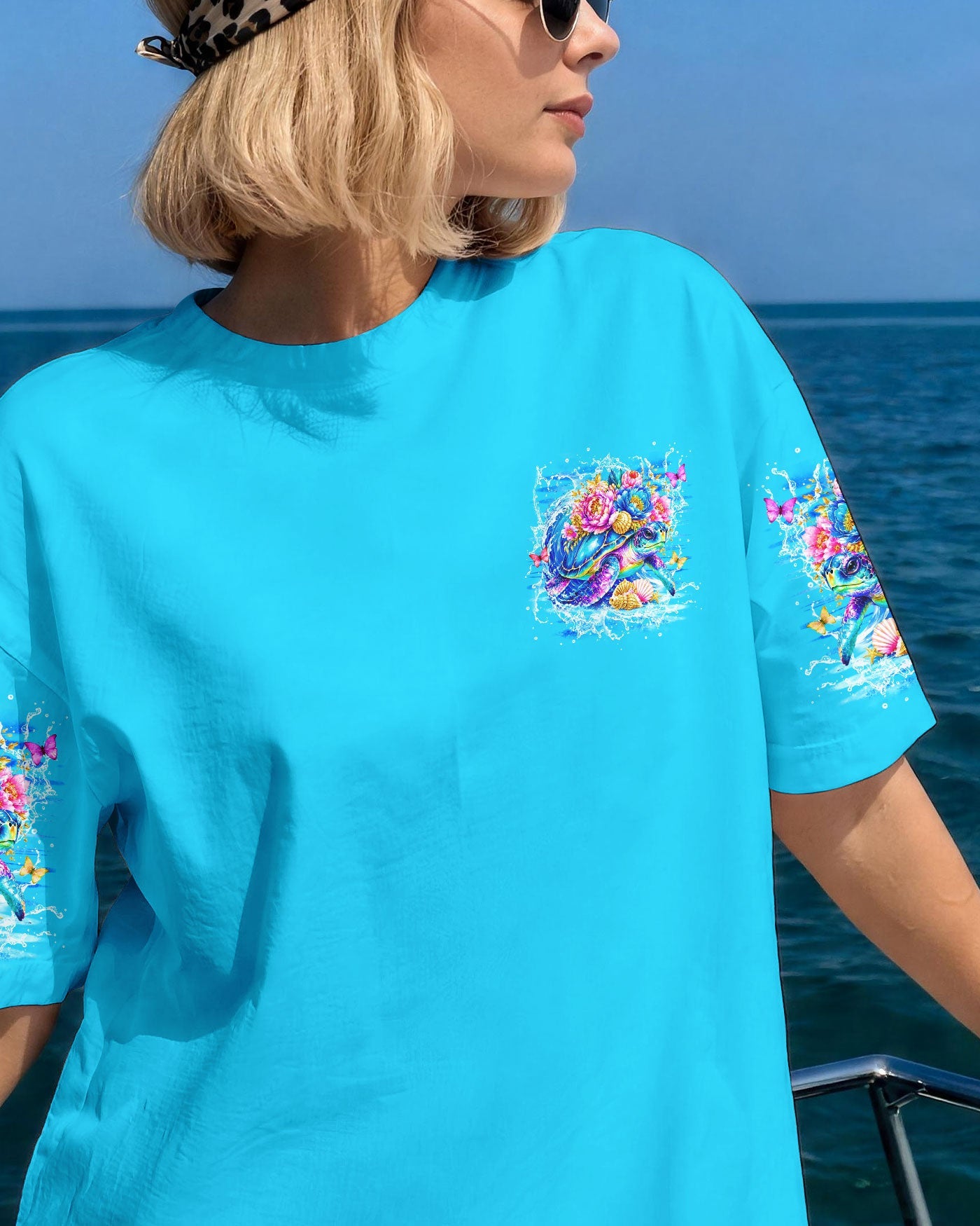 SALTWATER HEALS EVERYTHING TURTLE ALL OVER PRINT - TYLN0506263