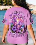 LIFE IS BETTER IN FLIP FLOPS ALL OVER PRINT - TYQY0704262