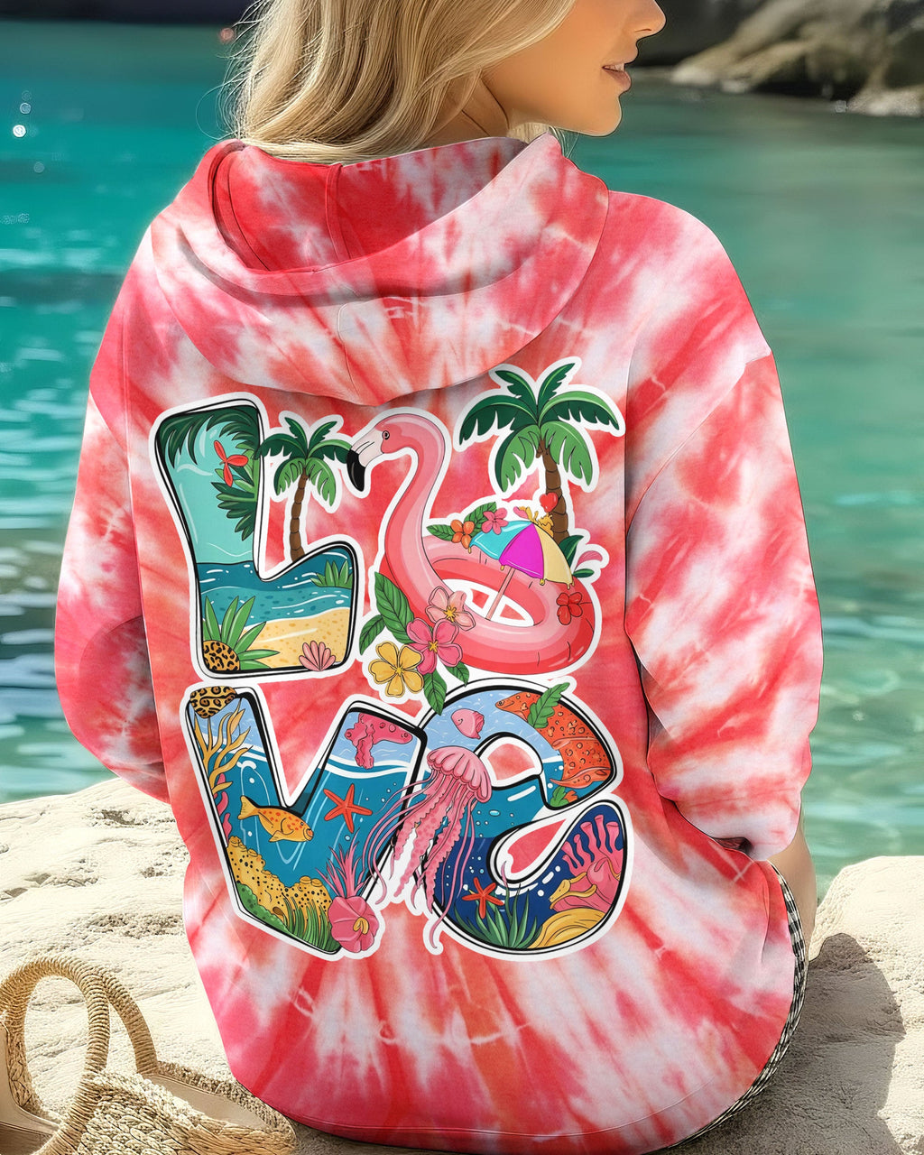 LOVE BEACH ALL OVER PRINT - TYLN0604263