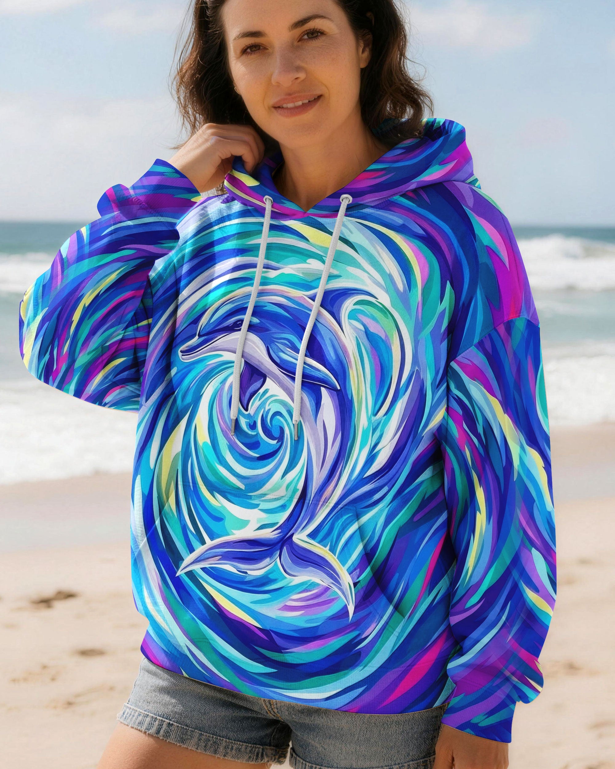 OCEAN SPIRIT DOLPHIN ALL OVER PRINT - TYLN0605261