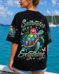 SALTWATER HEALS EVERYTHING TURTLE ALL OVER PRINT - TYLN1506262