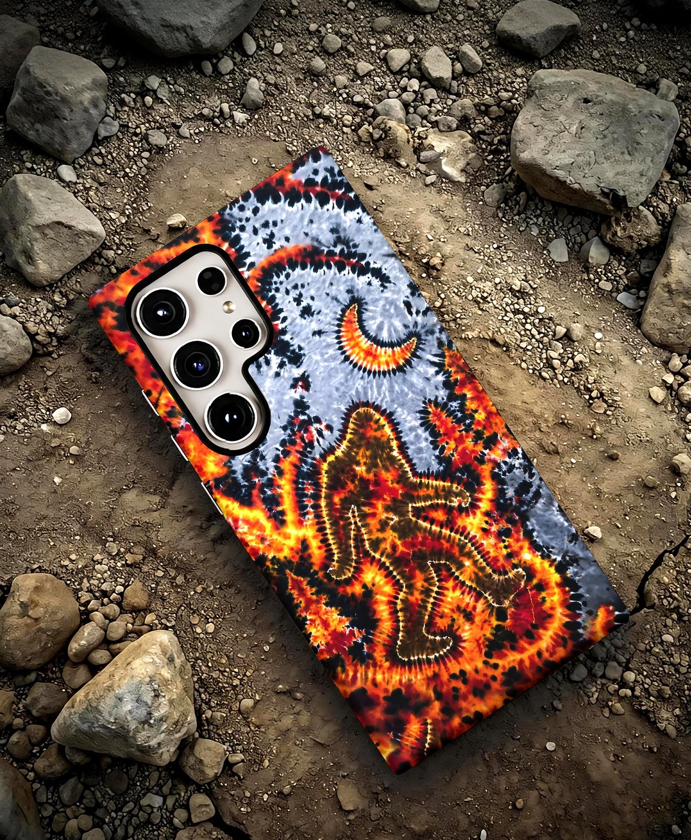 BIGFOOT IN FOREST CRESCENT MOON PHONE CASE  - TLHG2805264