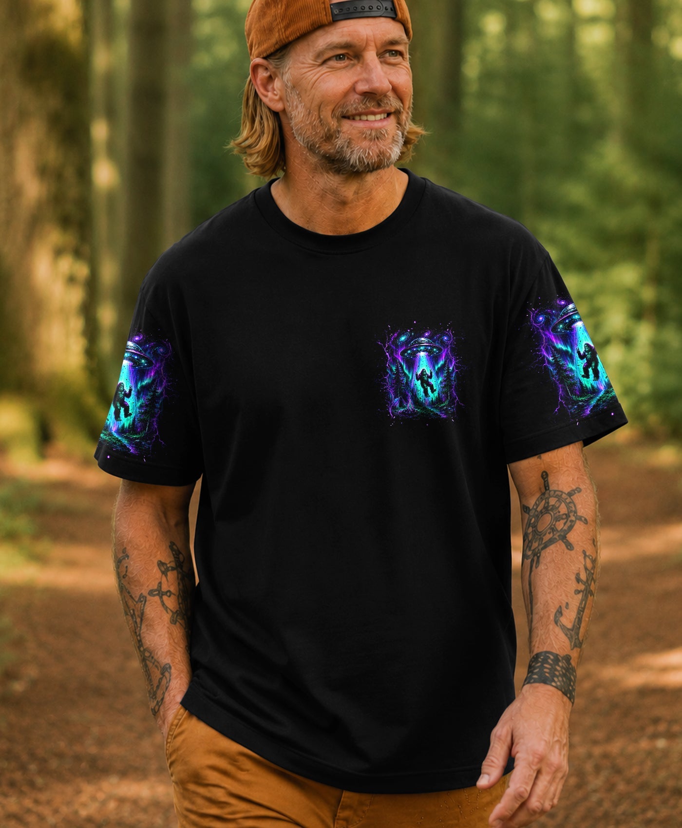 GOTTA GO VIBES ARE OFF BIGFOOT AURORA ALL OVER PRINT  - TLHG2306262