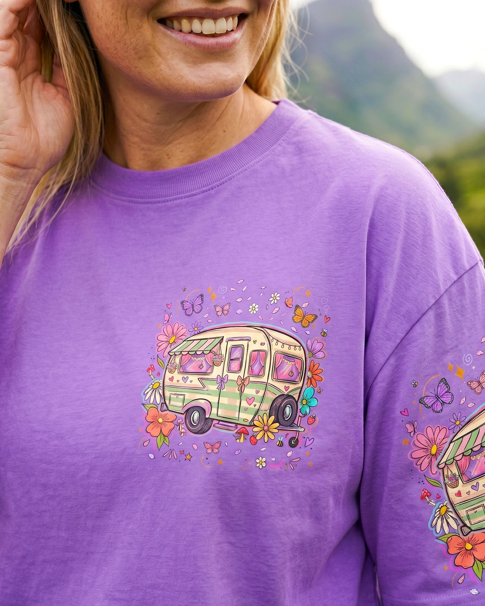 CAMP HAIR DON'T CARE ALL OVER PRINT - TYQY2406261