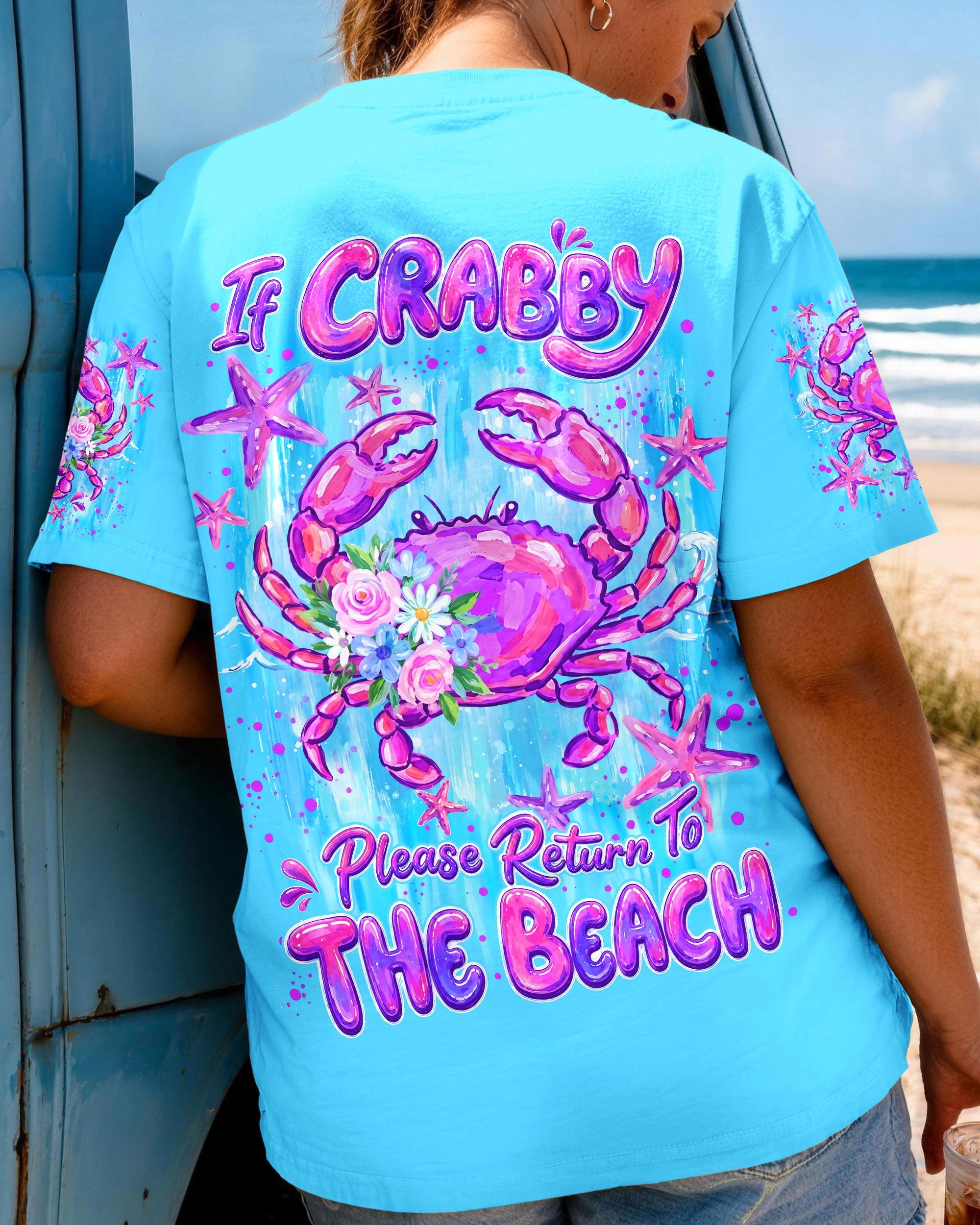 IF CRABBY PLEASE RETURN TO BEACH ALL OVER PRINT - TYLN1307262