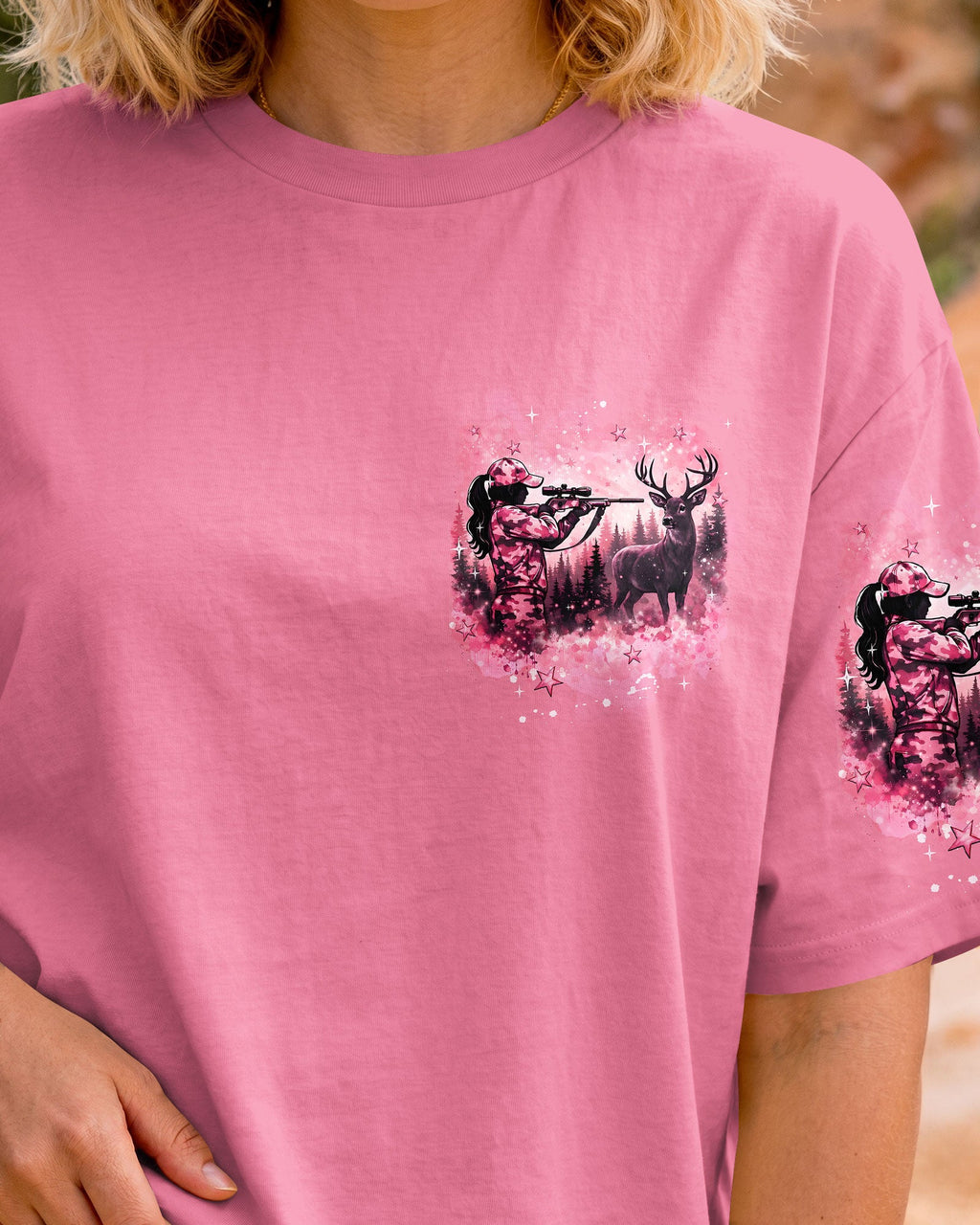 PRETTY IN PINK DANGEROUS IN CAMO ALL OVER PRINT - TYQY2505261