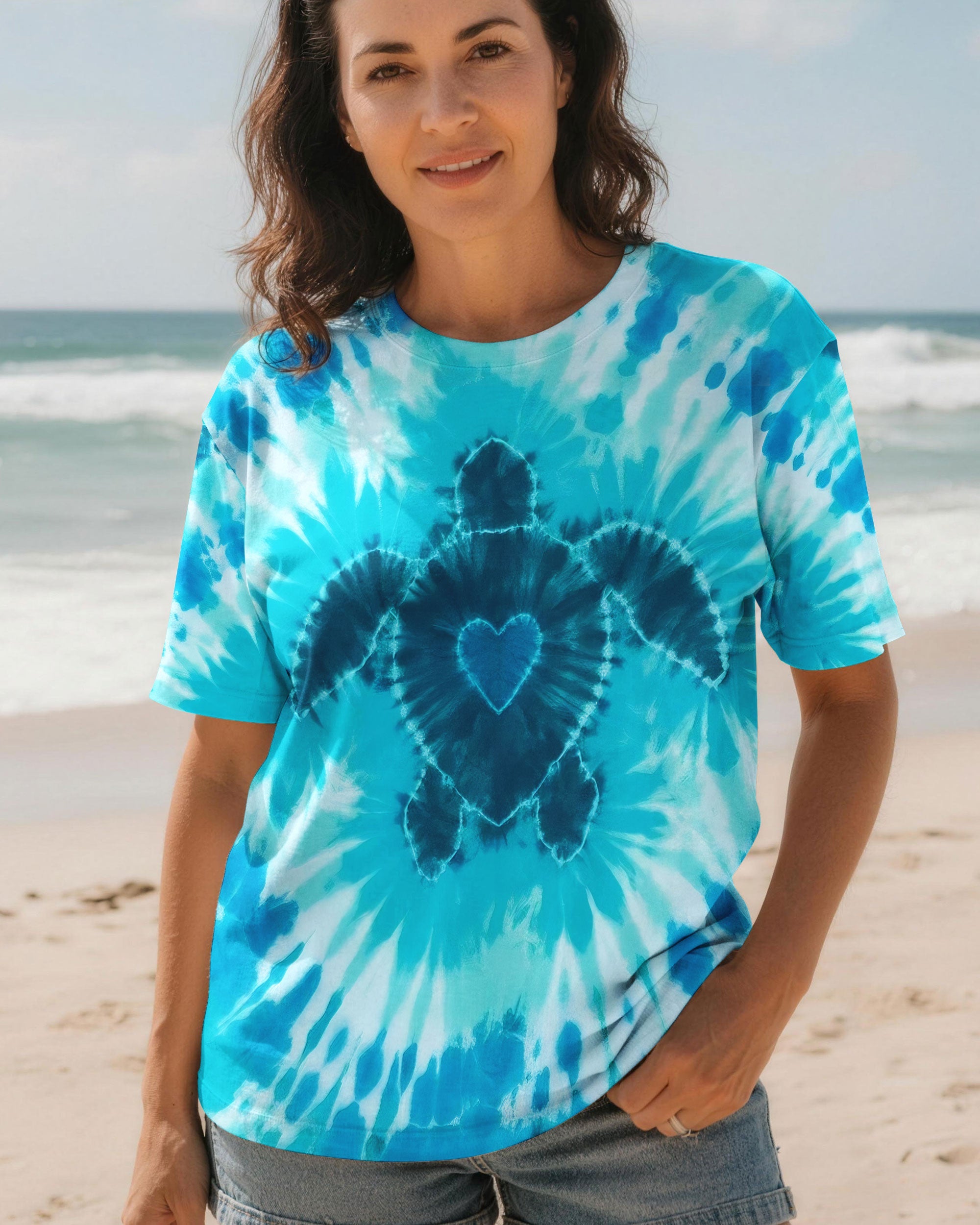 HEART OF THE OCEAN TURTLE ALL OVER PRINT - TYLN1105263