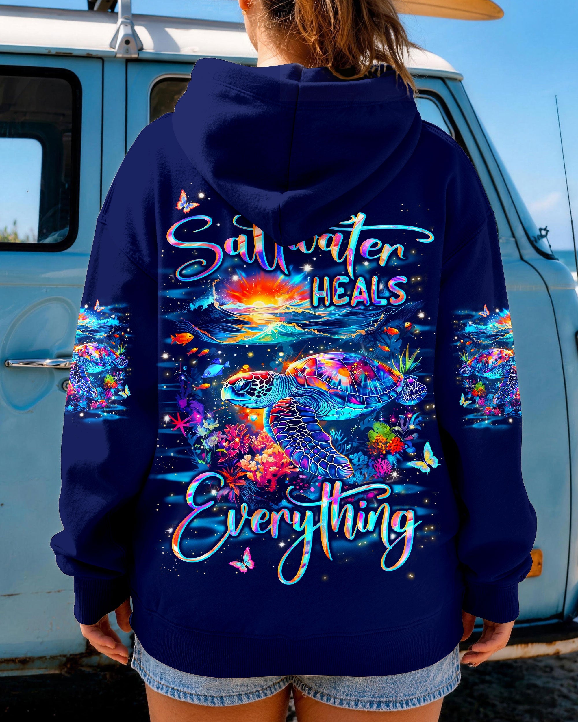 SALTWATER HEALS EVERYTHING TURTLE ALL OVER PRINT - TYLN0207262