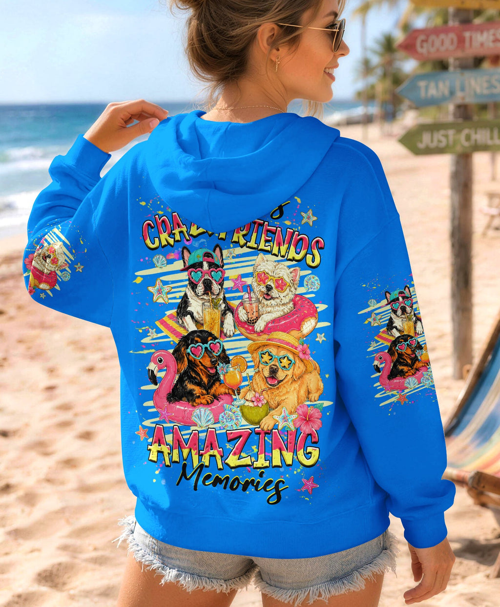 GOOD TIMES CRAZY FRIEND DOG  ALL OVER PRINT - TLHG2505263