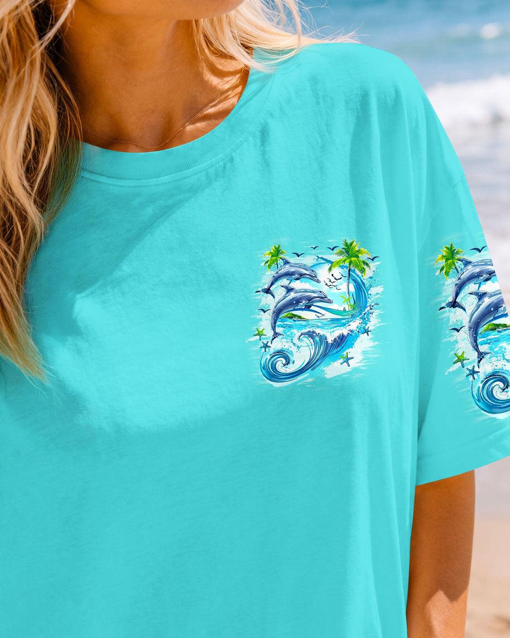 LOST IN THE WAVES FOUND BY THE SEA ALL OVER PRINT - TYQY2705262