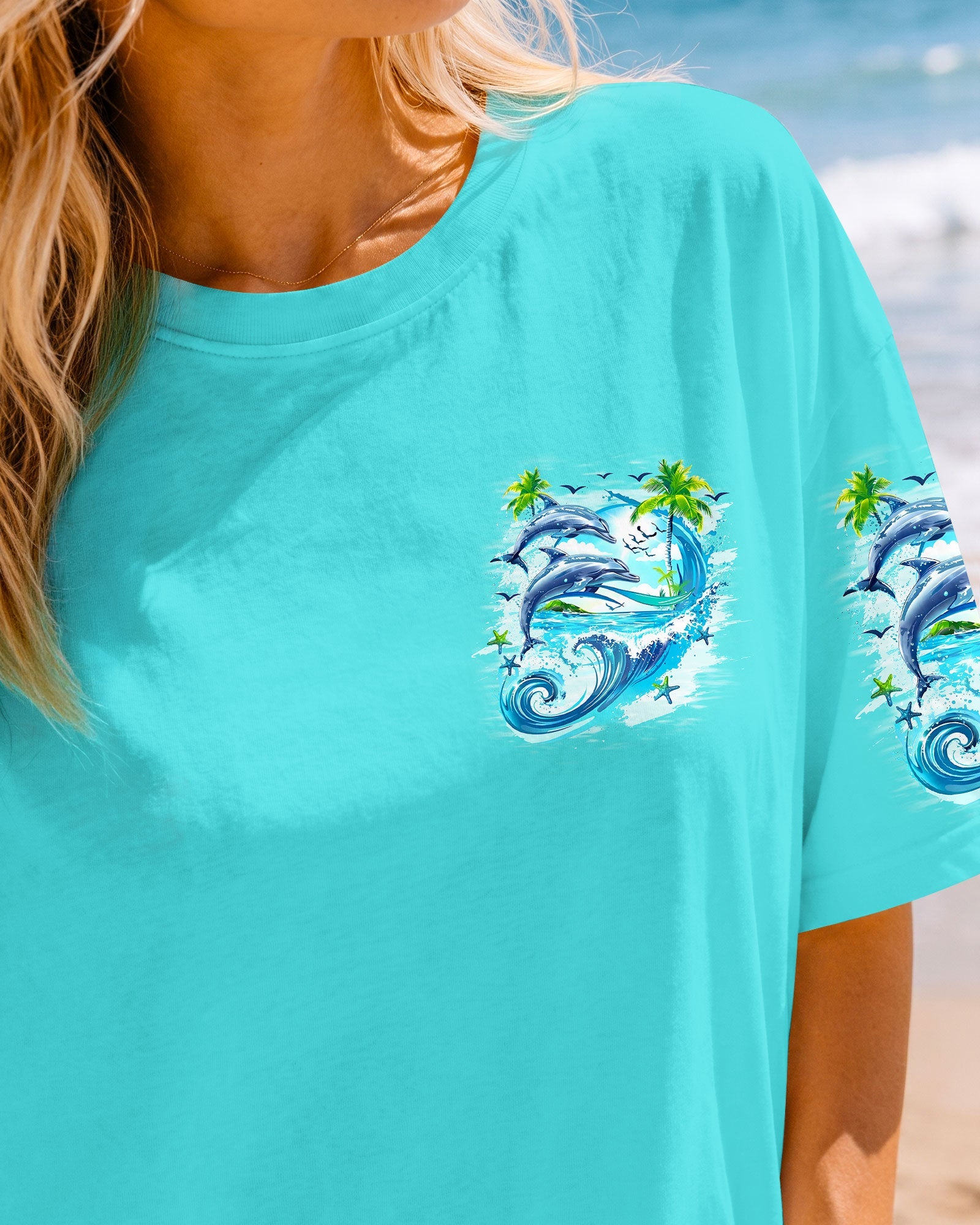 LOST IN THE WAVES FOUND BY THE SEA ALL OVER PRINT - TYQY2705262