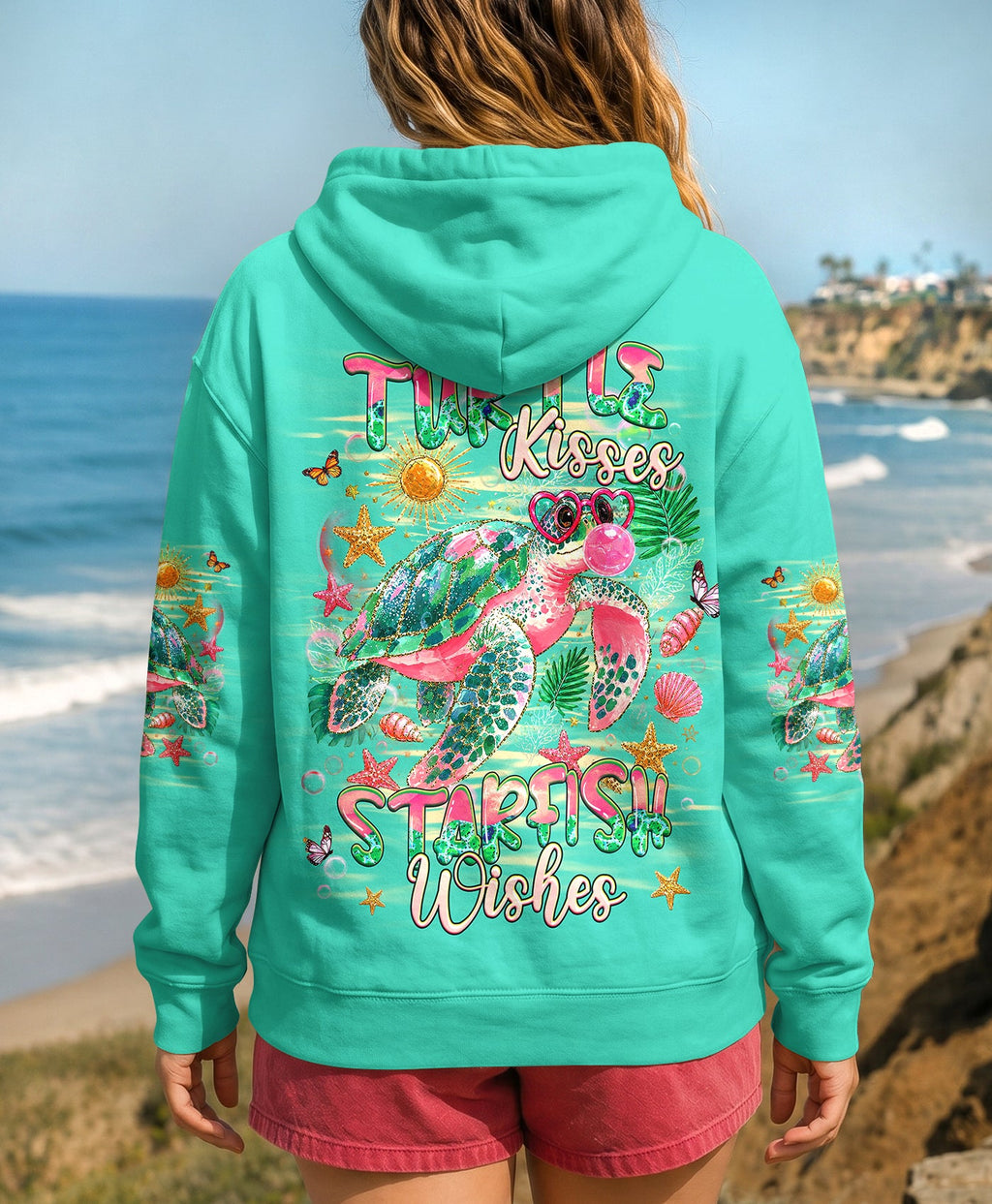 TURTLE KISSES STARFISH WISHES  ALL OVER PRINT - TLHG1007262